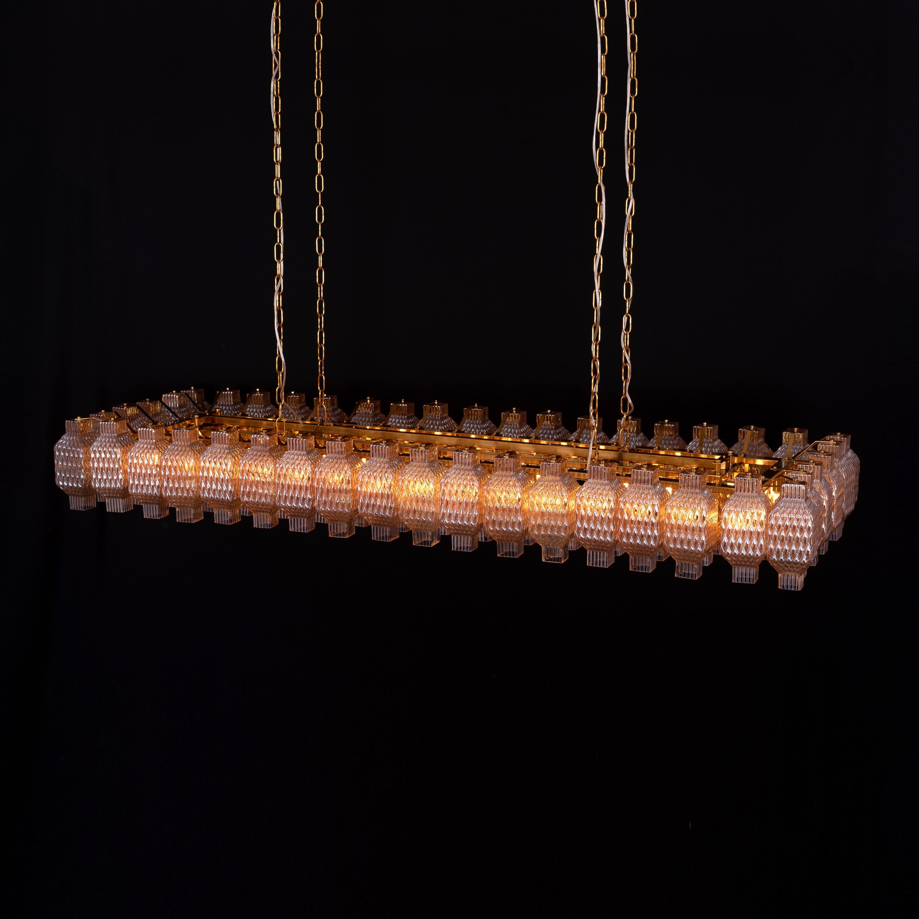 Snatched For The Gods (Large, Amber) Crystal Chandelier