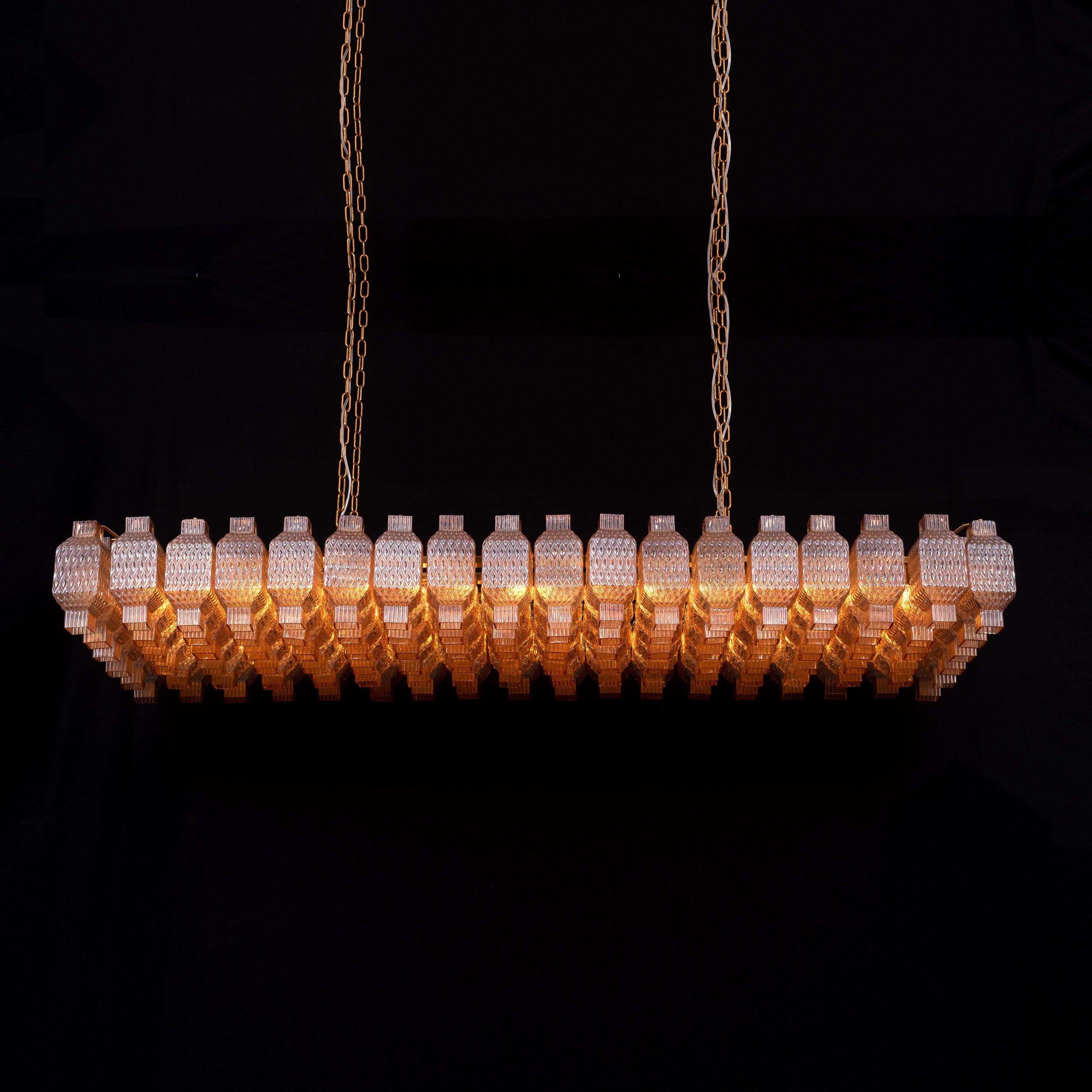 Snatched For The Gods (Large, Amber) Crystal Chandelier