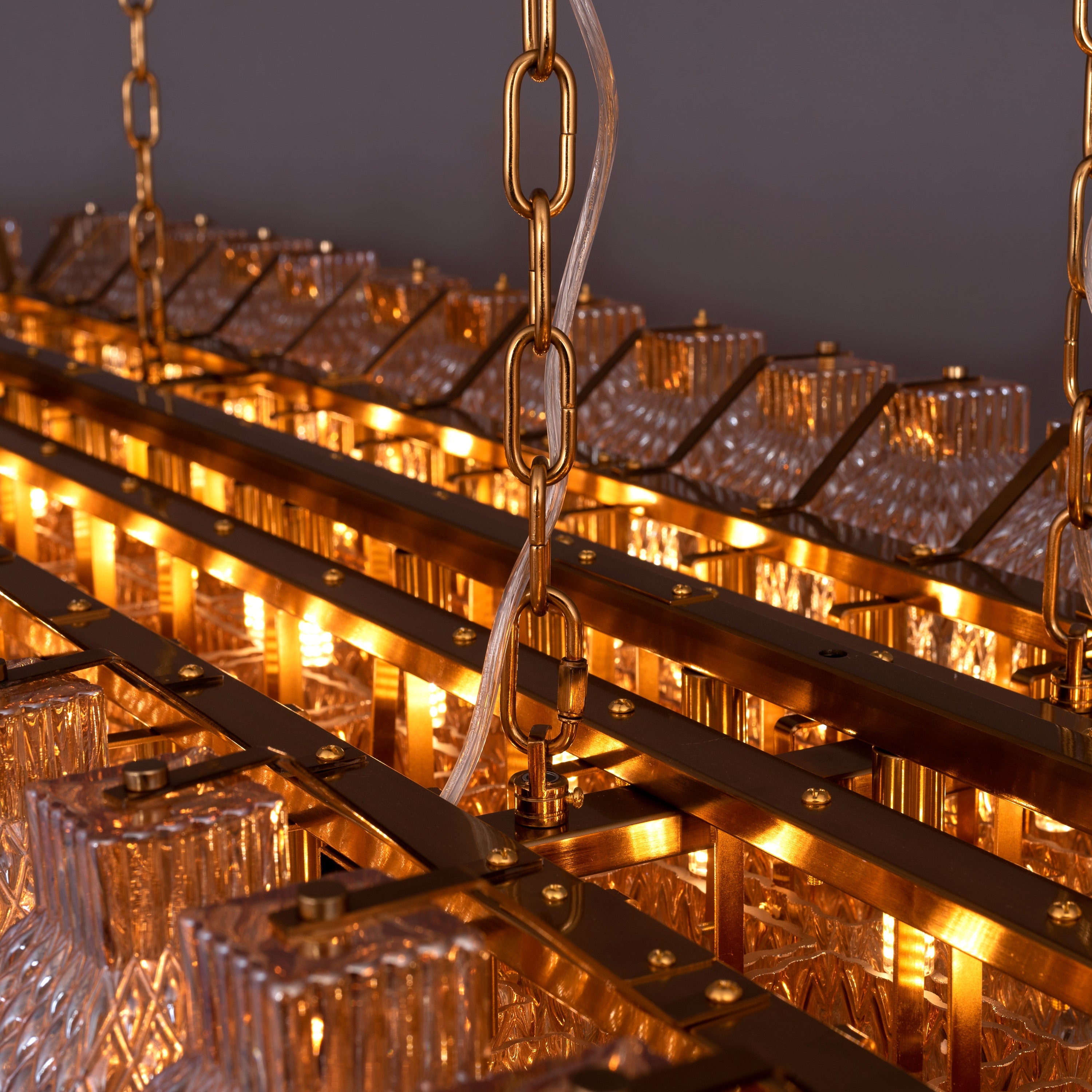 Snatched For The Gods (Large, Amber) Crystal Chandelier