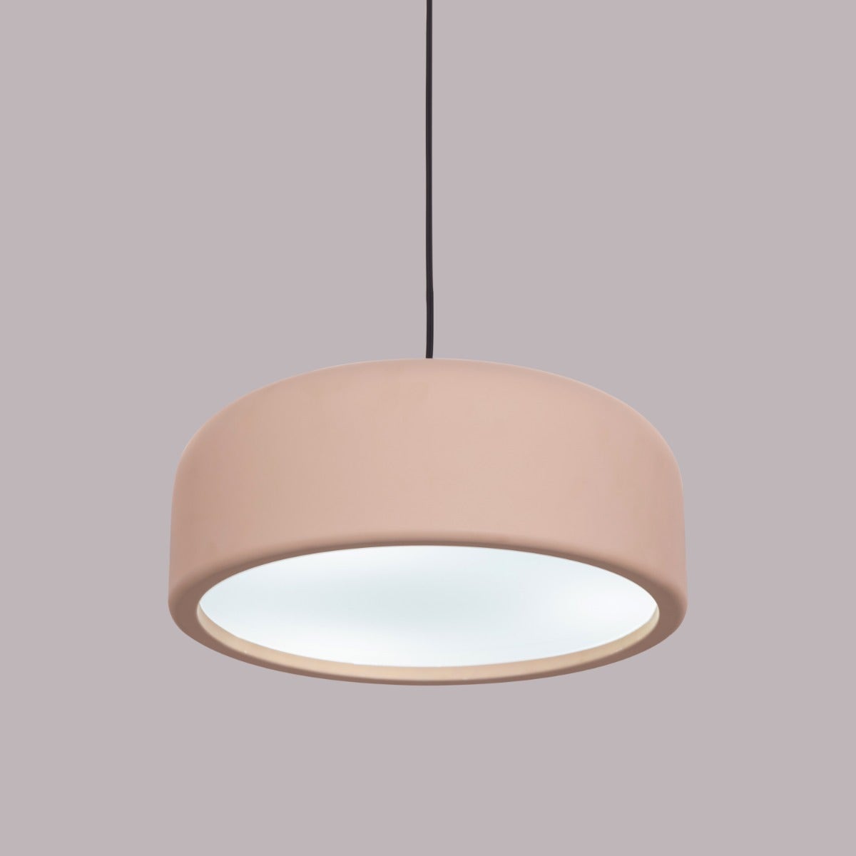 Artistic (14", Khakhi, Smart LED) Pendant Light (3 smart LED Bulbs Included)