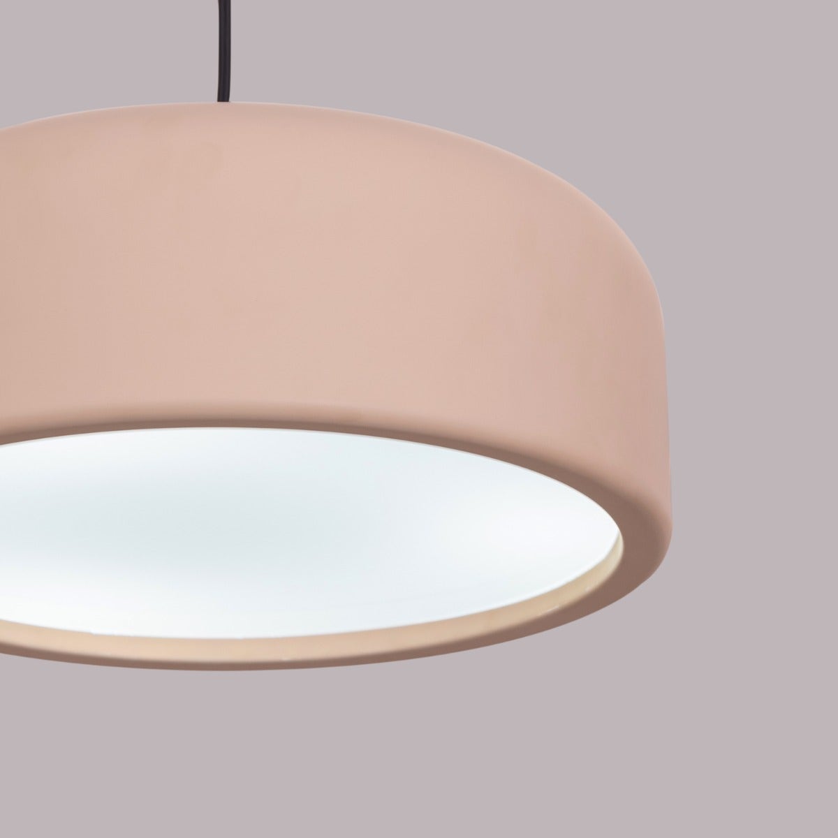 Artistic (14", Khakhi, Smart LED) Pendant Light (3 smart LED Bulbs Included)