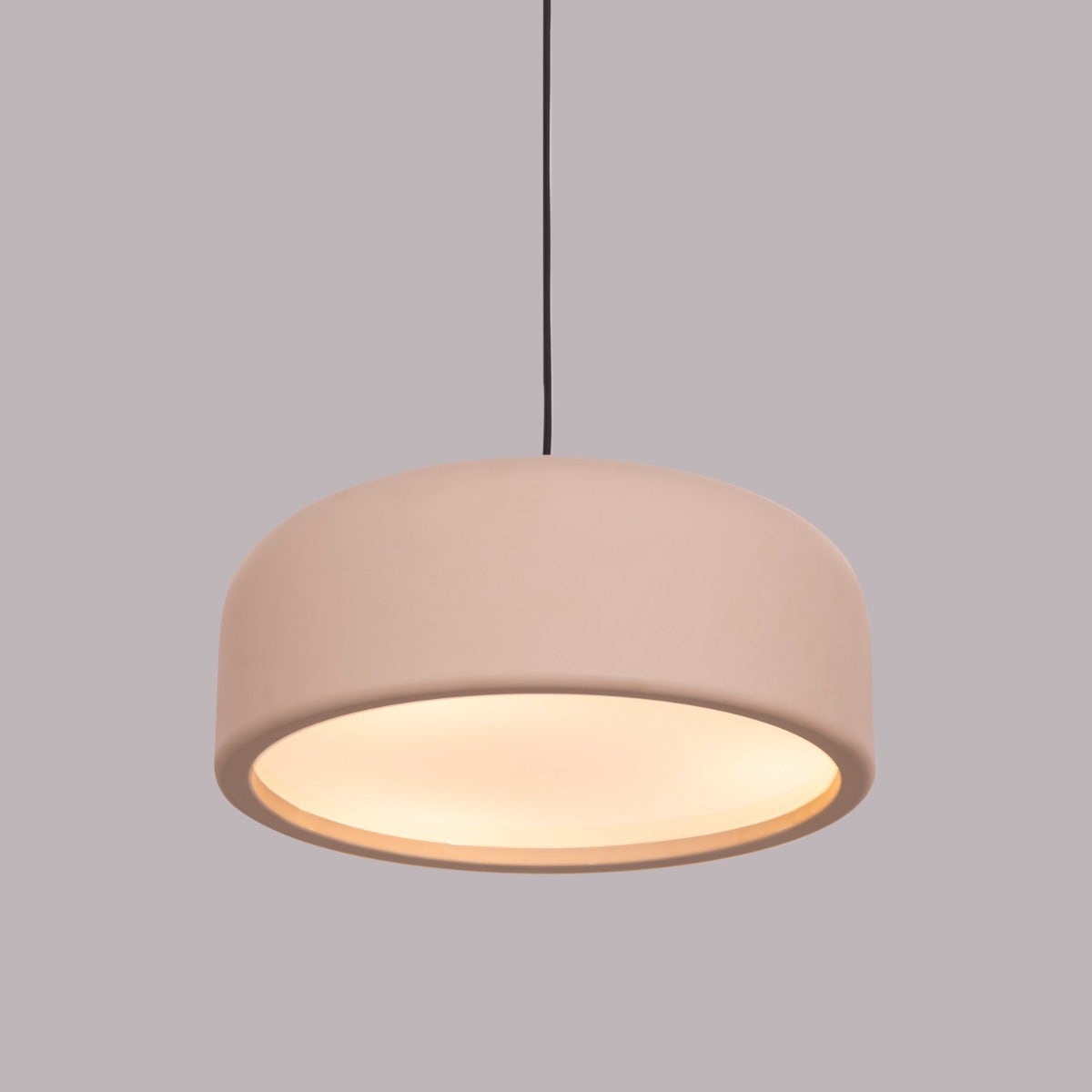 Artistic (14", Khakhi, Smart LED) Pendant Light (3 smart LED Bulbs Included)