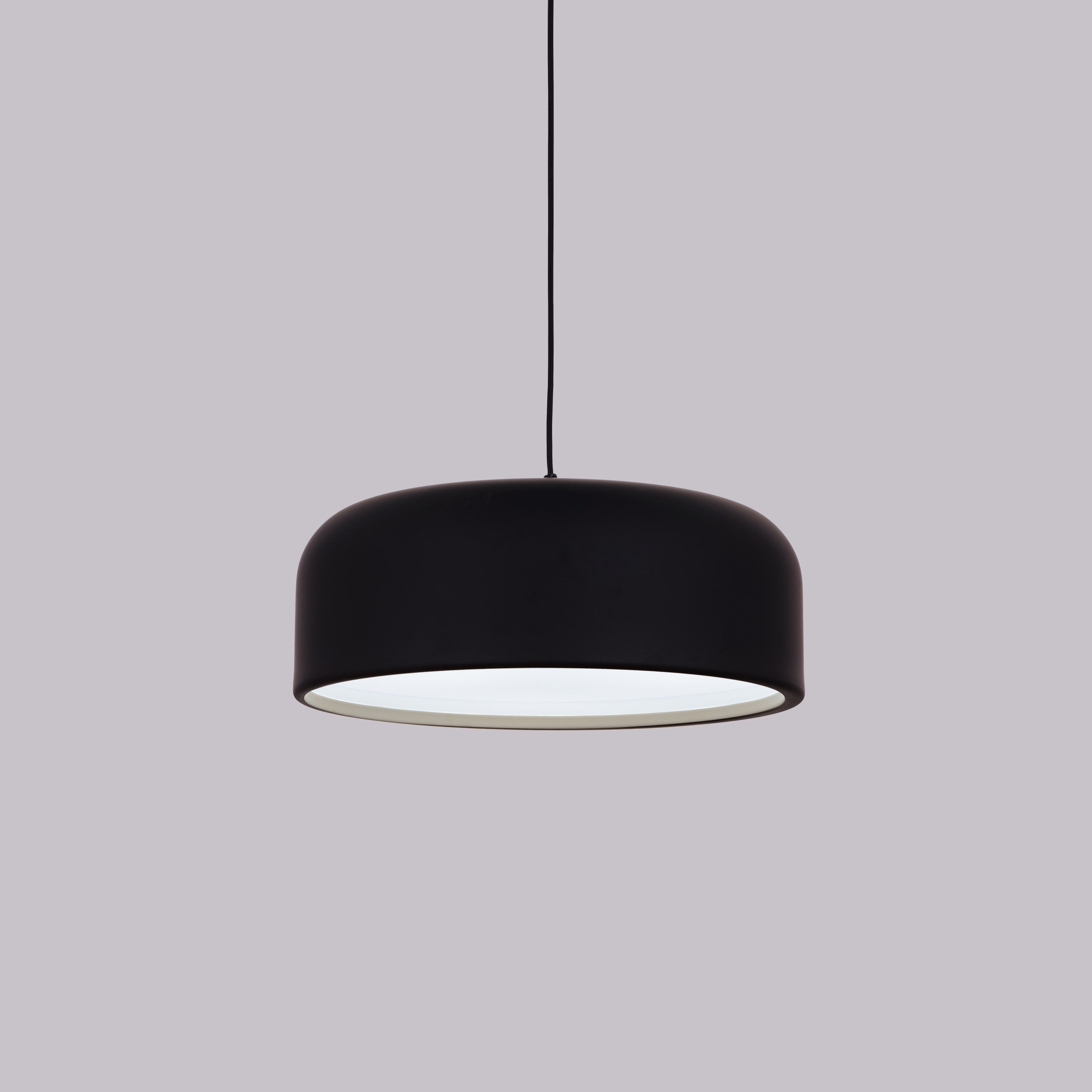 Artistic (14", Black, Smart LED) Pendant Light (3 smart LED Bulbs Included)
