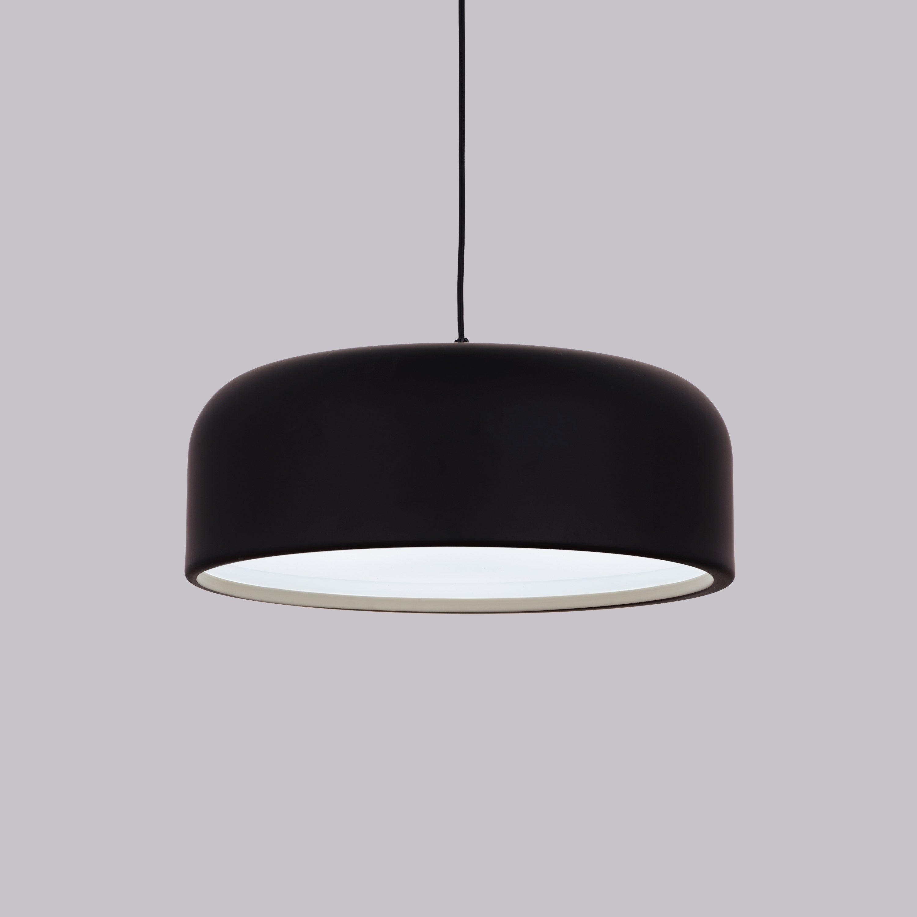 Artistic (19", Black, Smart LED) Pendant Light (3 Smart LED Bulbs Included)
