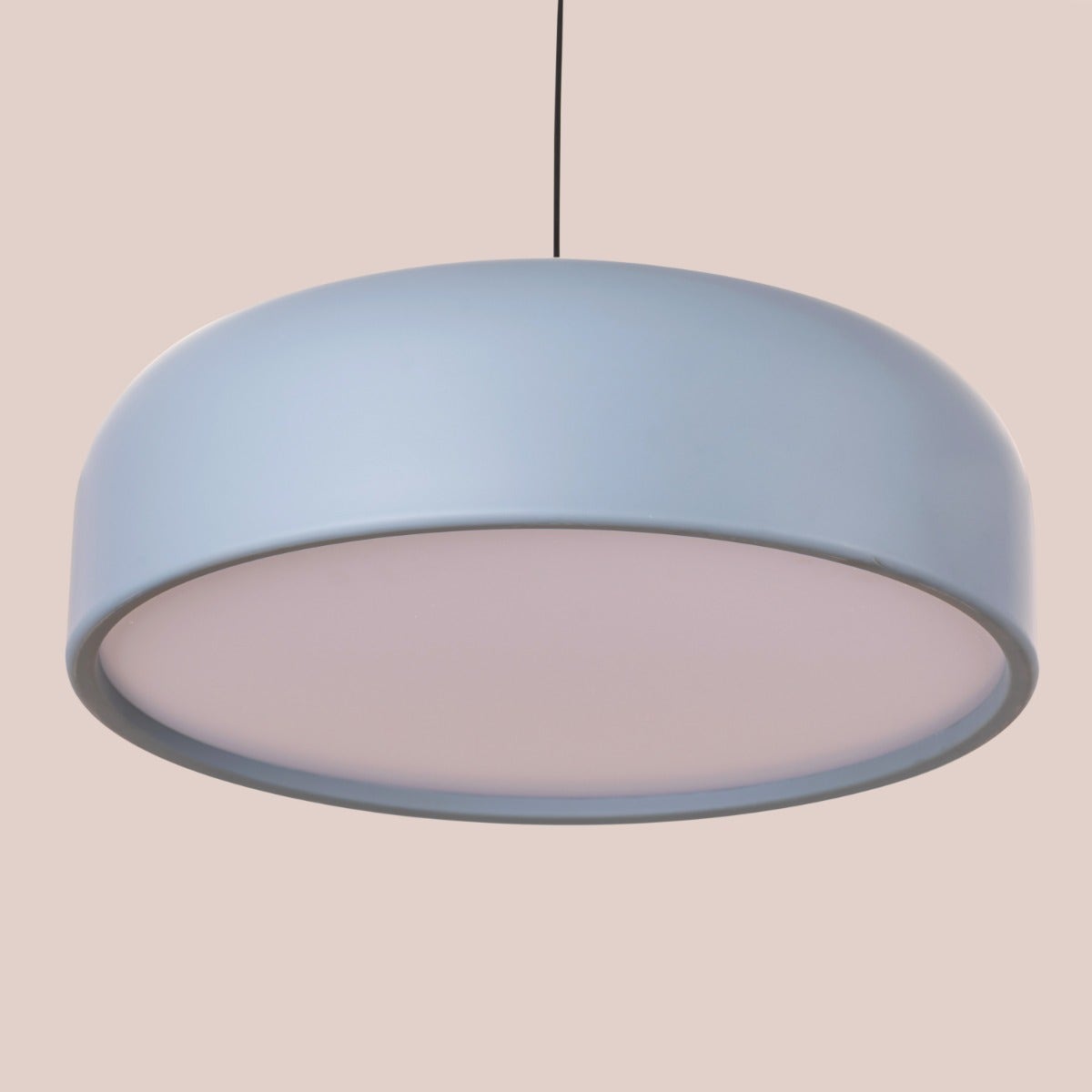 Artistic (24", Grey, Smart LED) Pendant Light (3 Smart LED Bulbs Included)