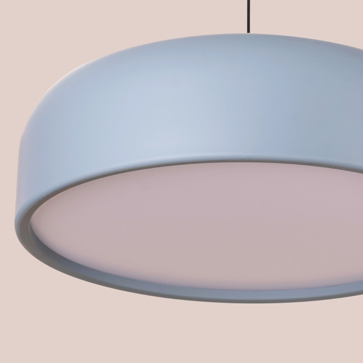 Artistic (24", Grey, Smart LED) Pendant Light (3 Smart LED Bulbs Included)