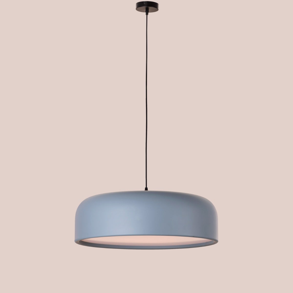 Artistic (24", Grey, Smart LED) Pendant Light (3 Smart LED Bulbs Included)