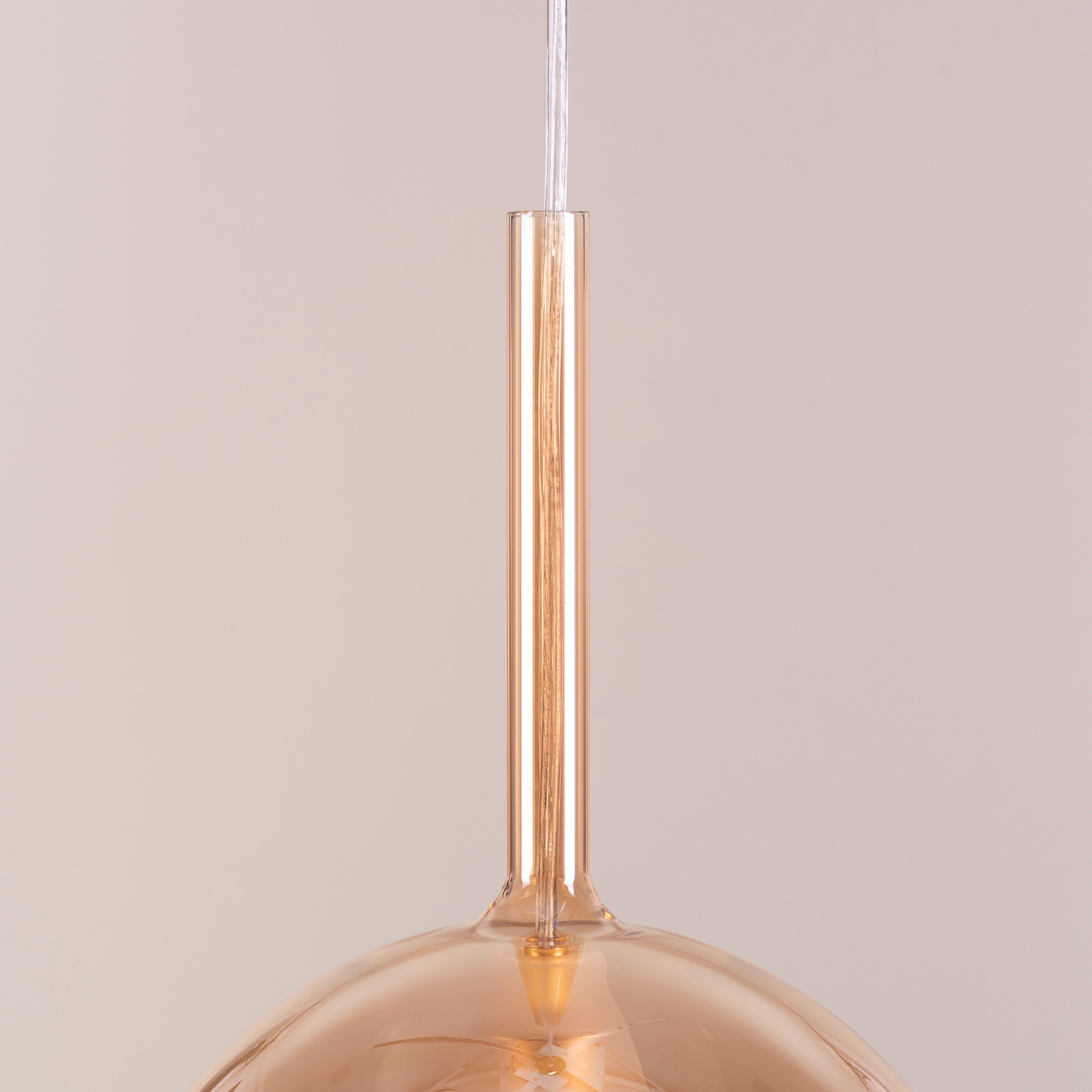 First Sign (Amber) Glass Pendant Light