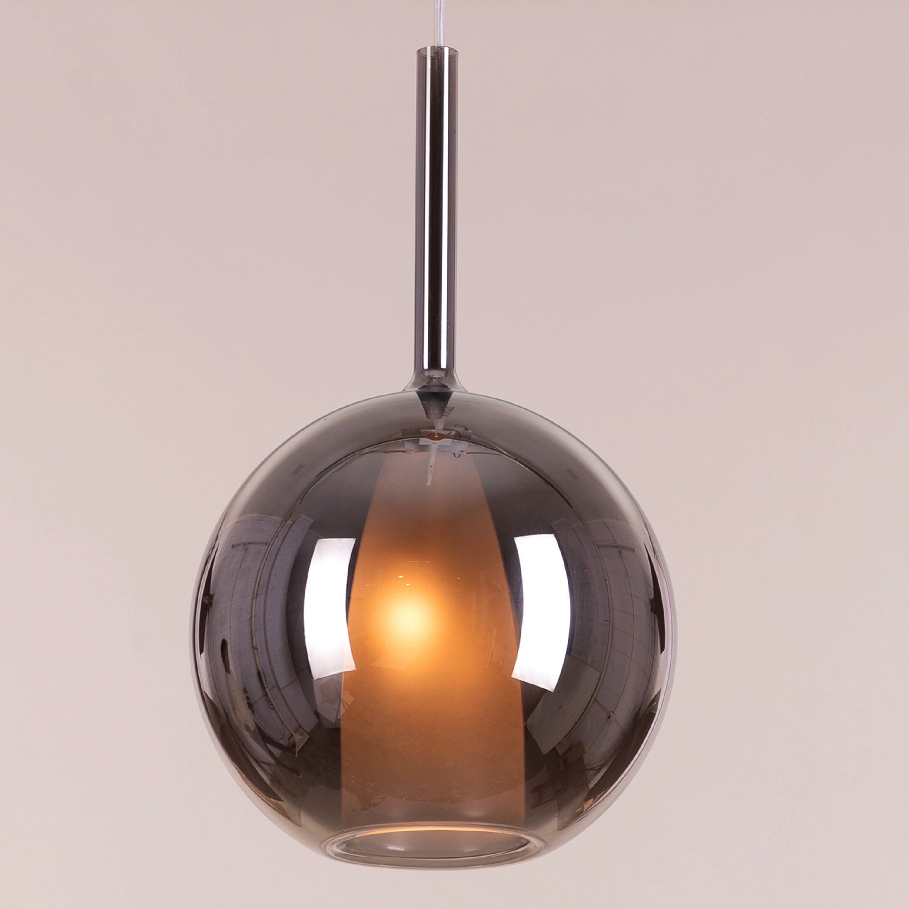 First Sign (Smokey Grey) Glass Pendant Light