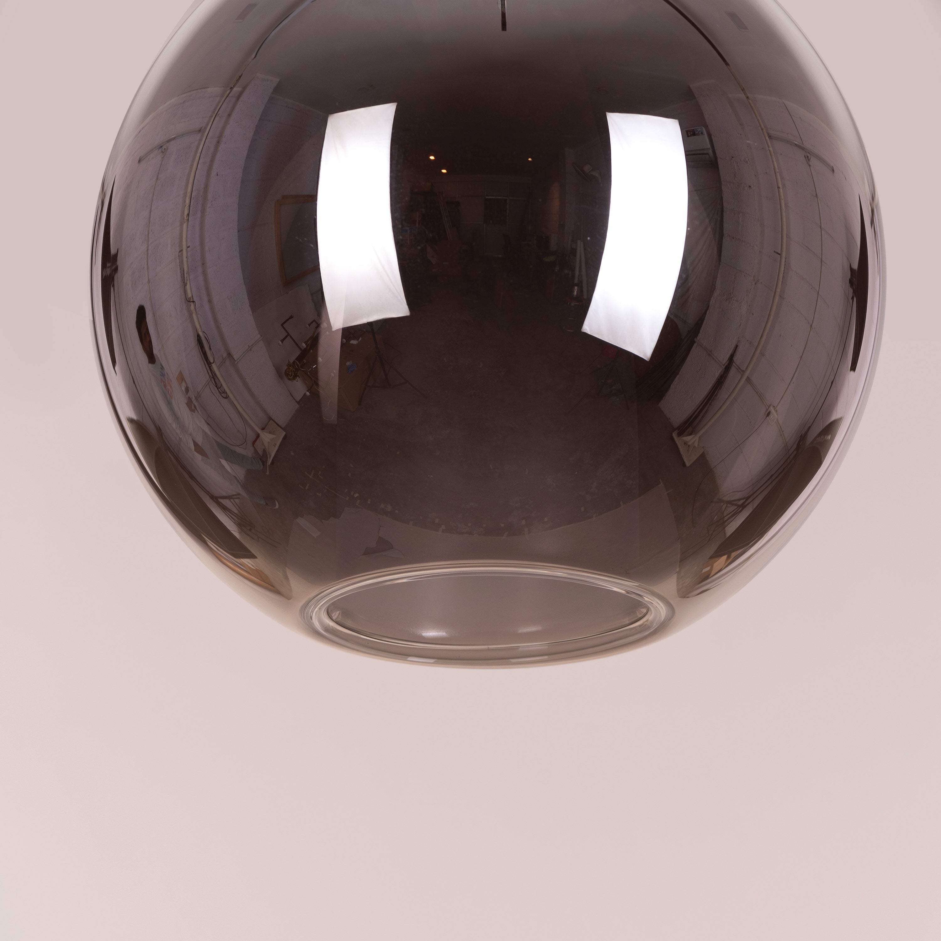 First Sign (Smokey Grey) Glass Pendant Light