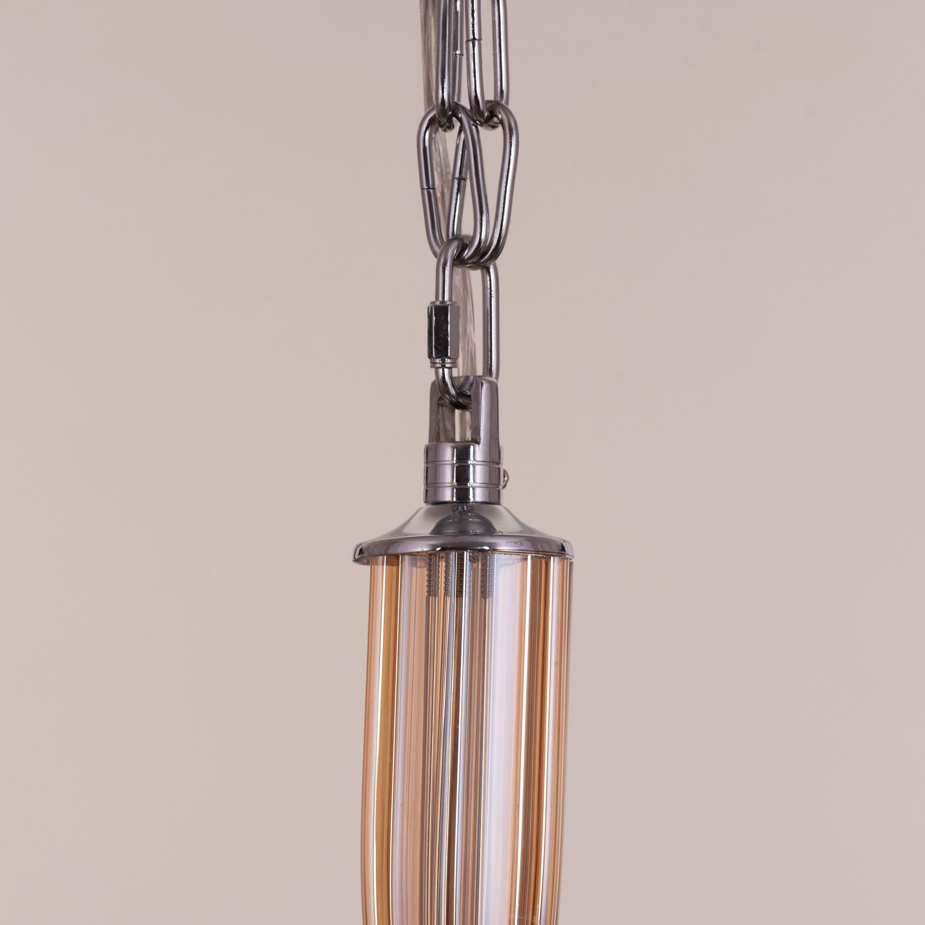 Landslide (Large, Brown) Glass Chandelier