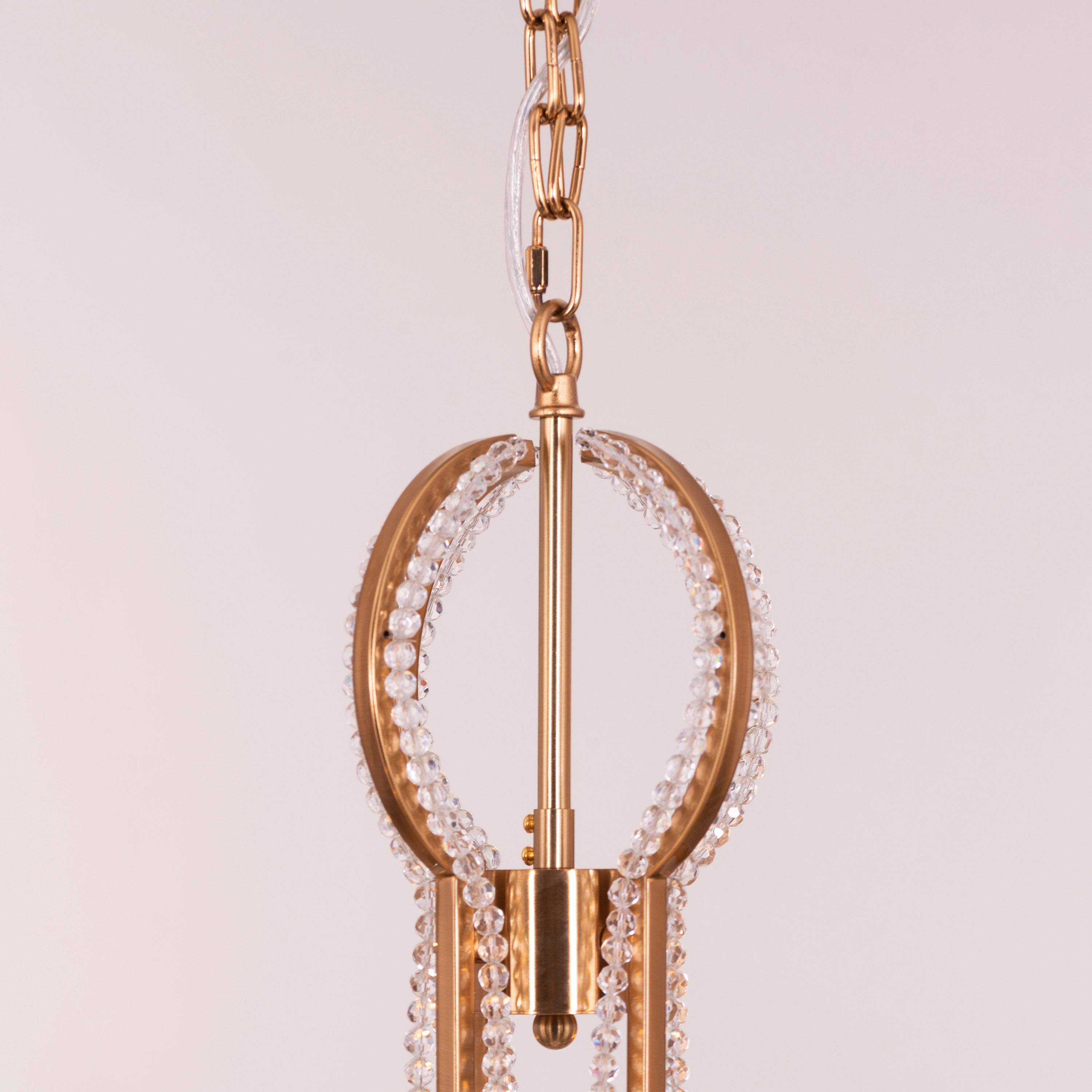 Follow Your Muse (Large, Gold) Crystal Chandelier