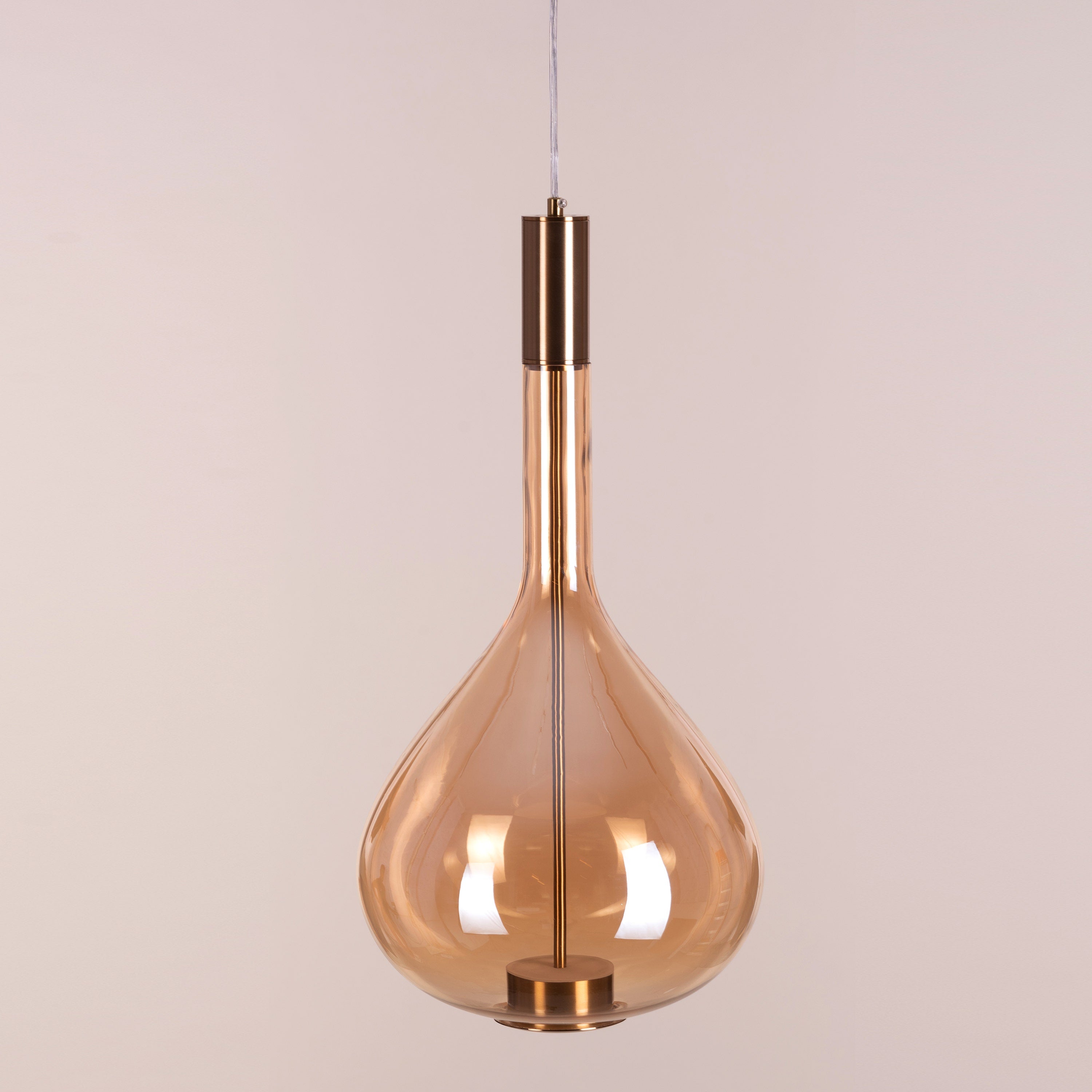 You Own It (Amber, Built-In LED) Glass Pendant Light