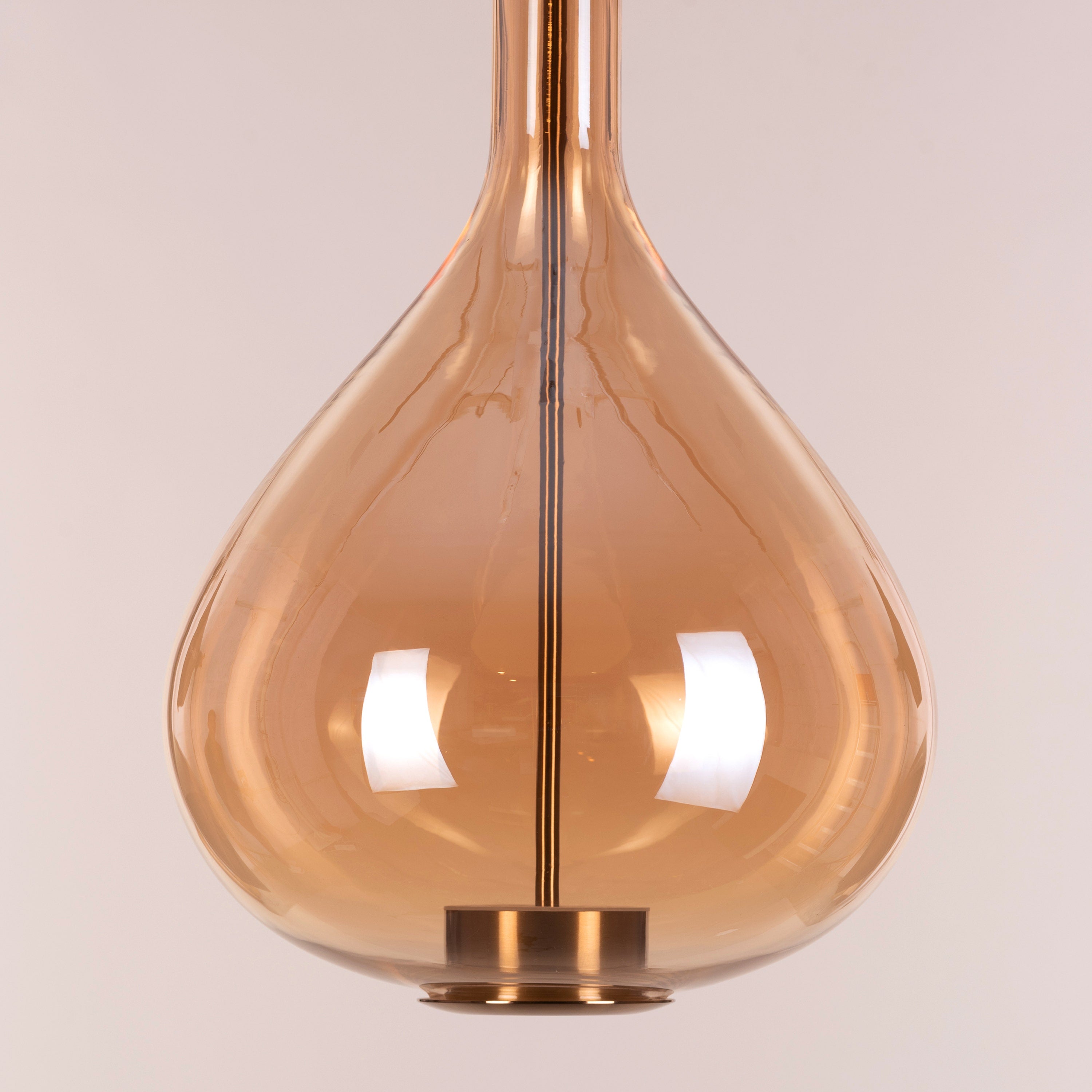 You Own It (Amber, Built-In LED) Glass Pendant Light