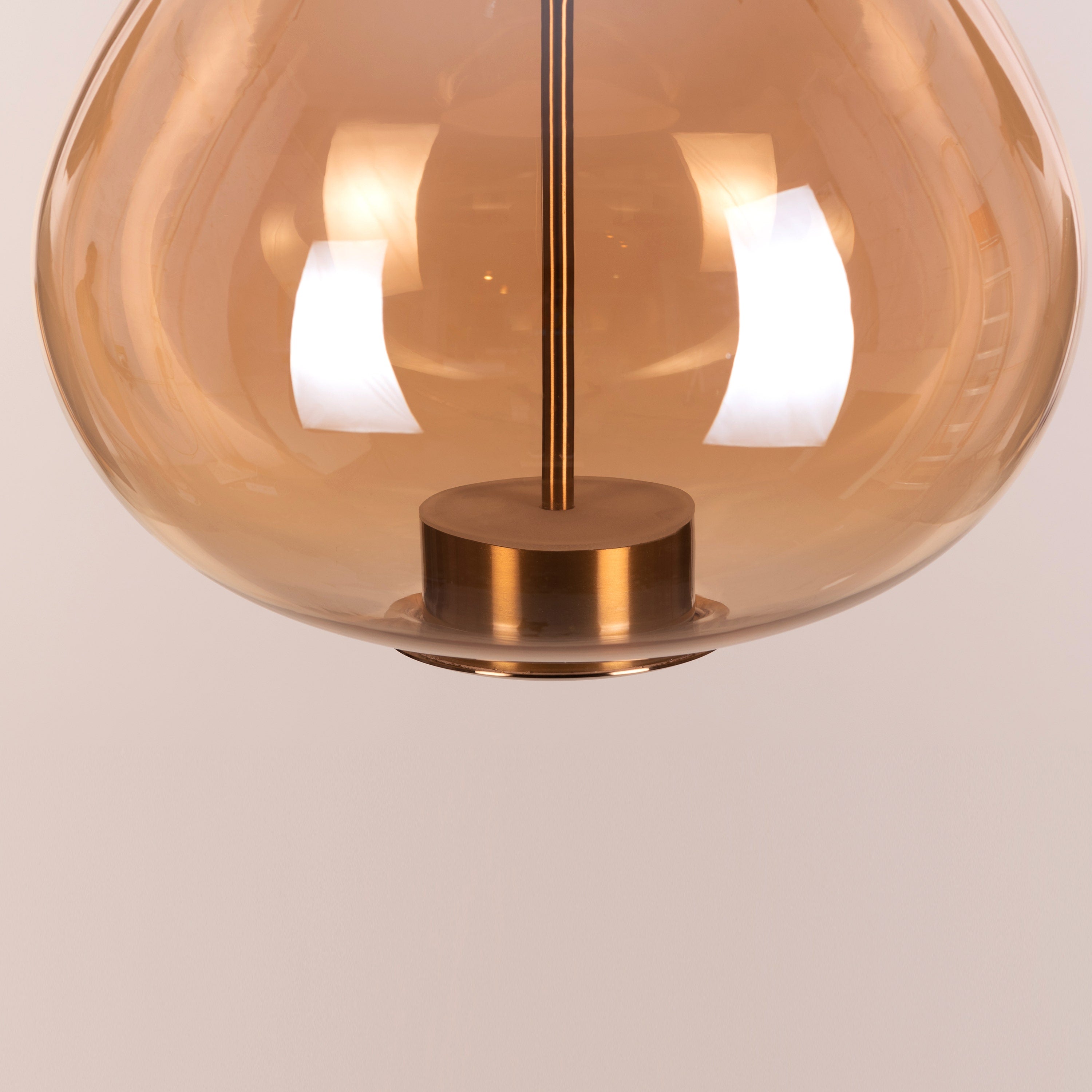 You Own It (Amber, Built-In LED) Glass Pendant Light