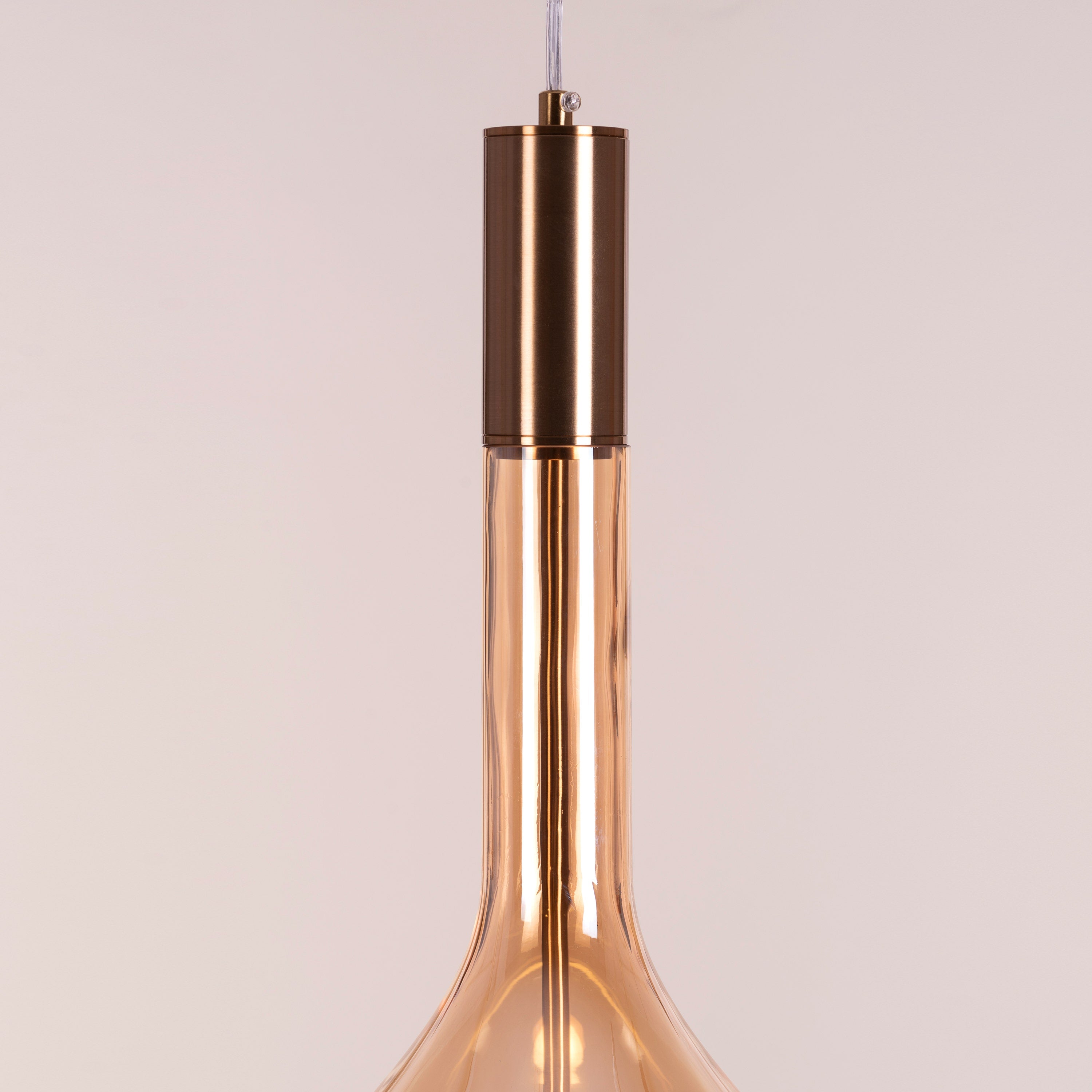 You Own It (Amber, Built-In LED) Glass Pendant Light