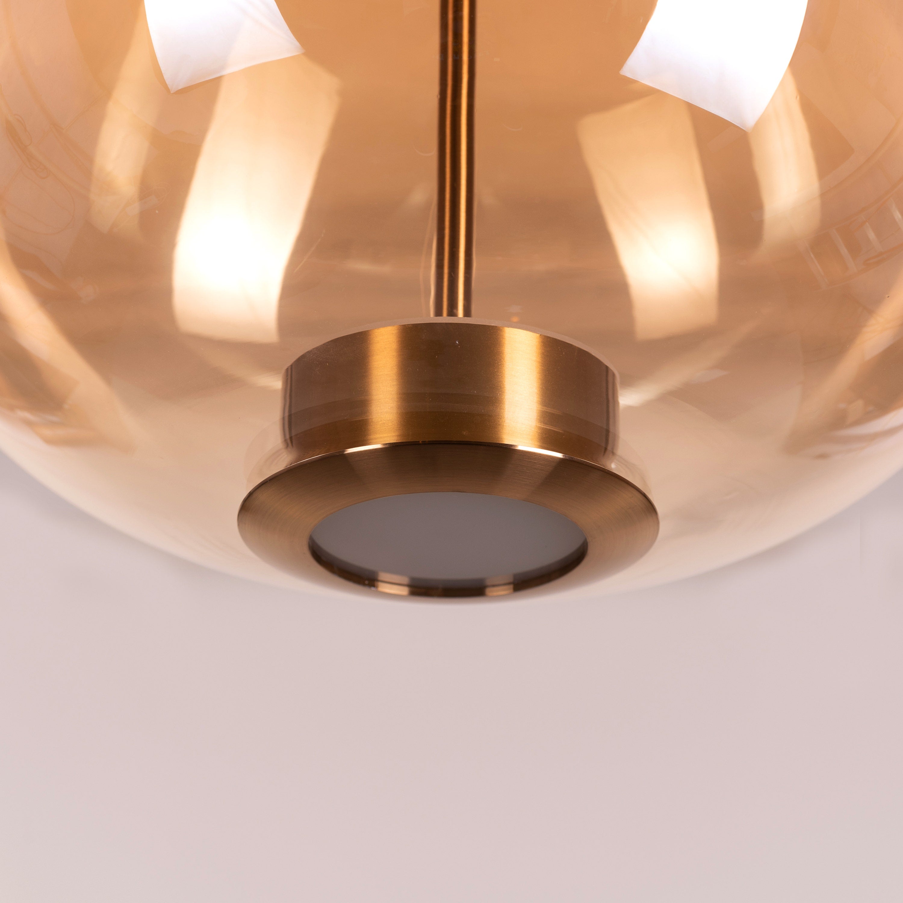 You Own It (Amber, Built-In LED) Glass Pendant Light