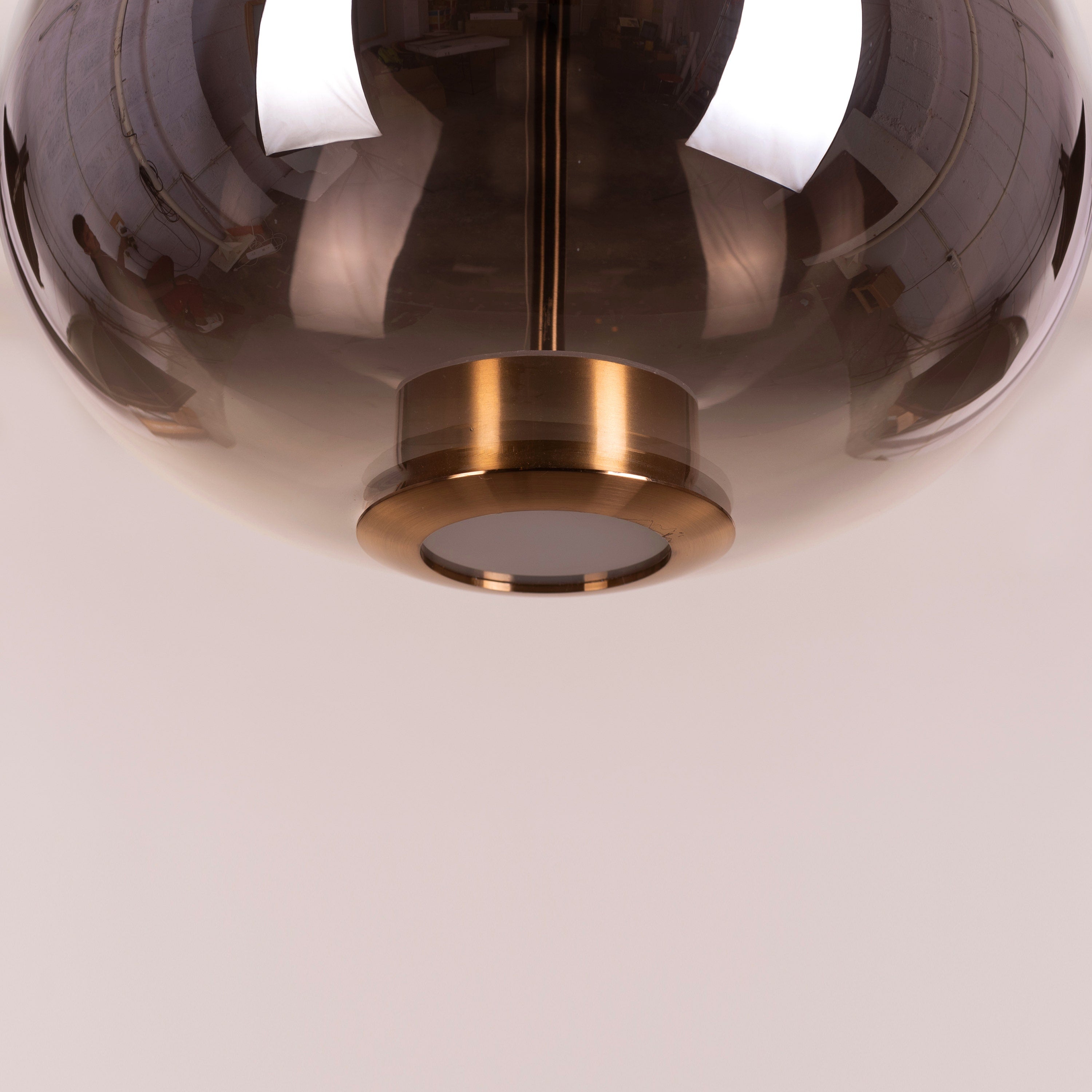 You Own It (Smokey Grey, Built-In LED) Glass Pendant Light