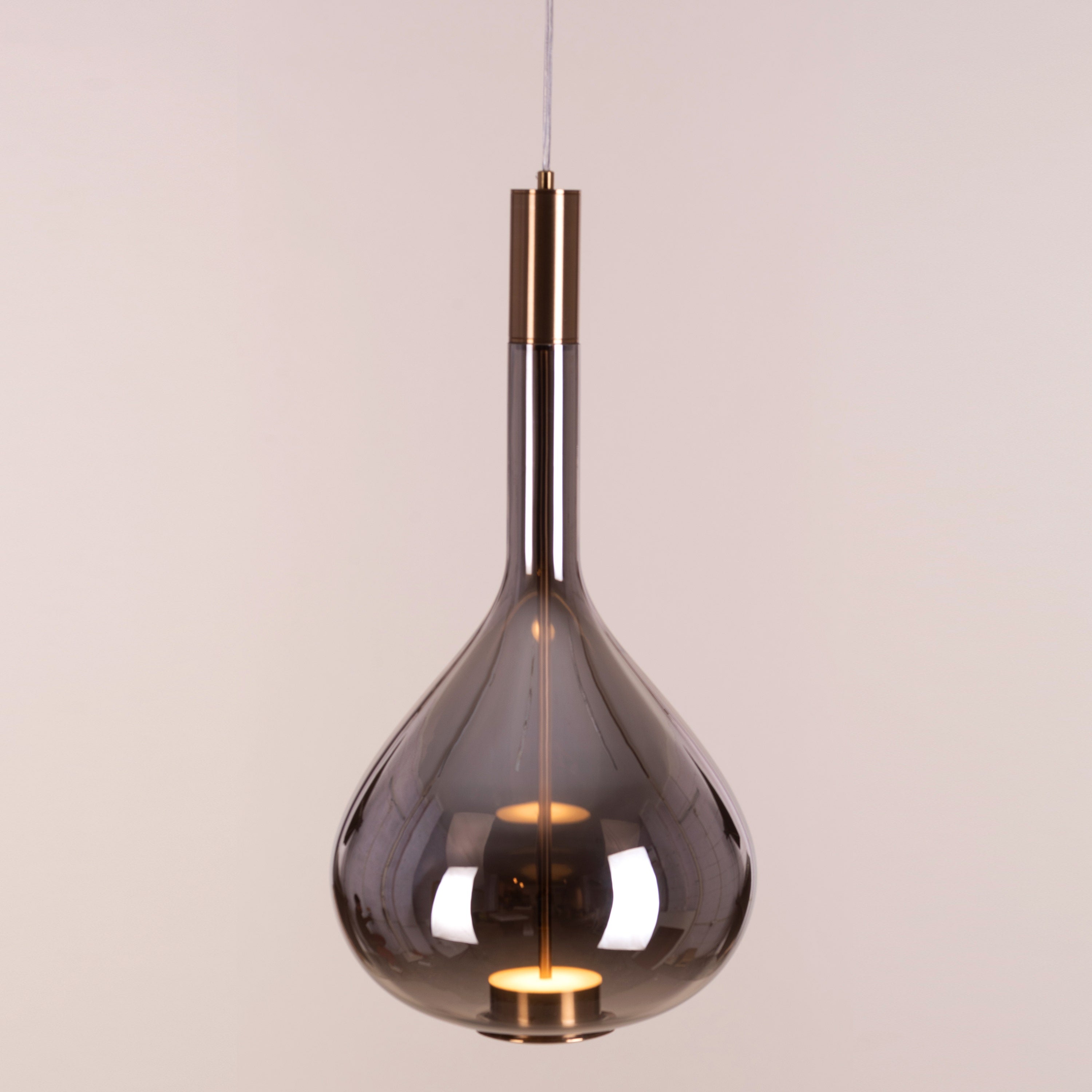 You Own It (Smokey Grey, Built-In LED) Glass Pendant Light