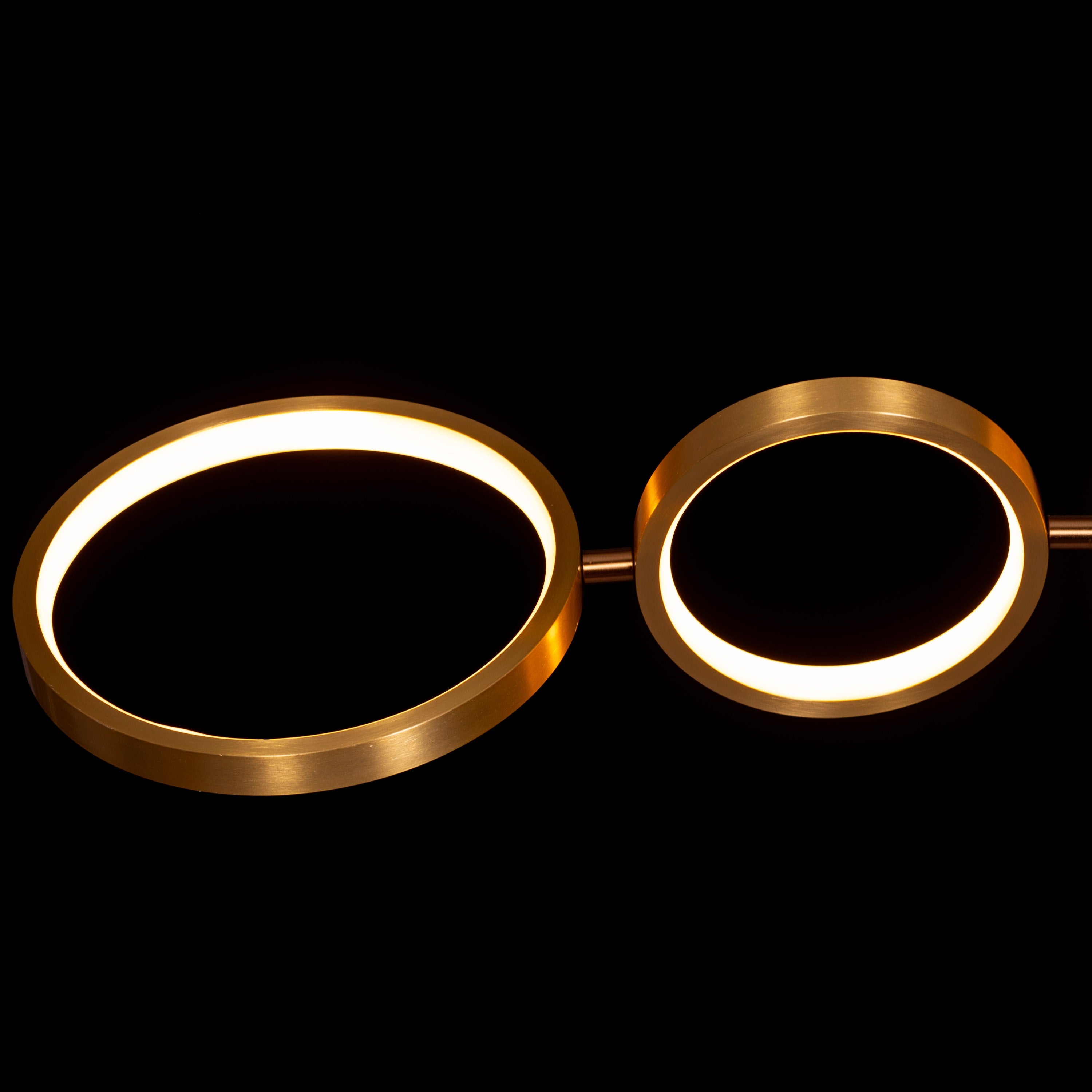 How We Play (Large, Gold, Dimmable LED with Remote Control) Chandelier