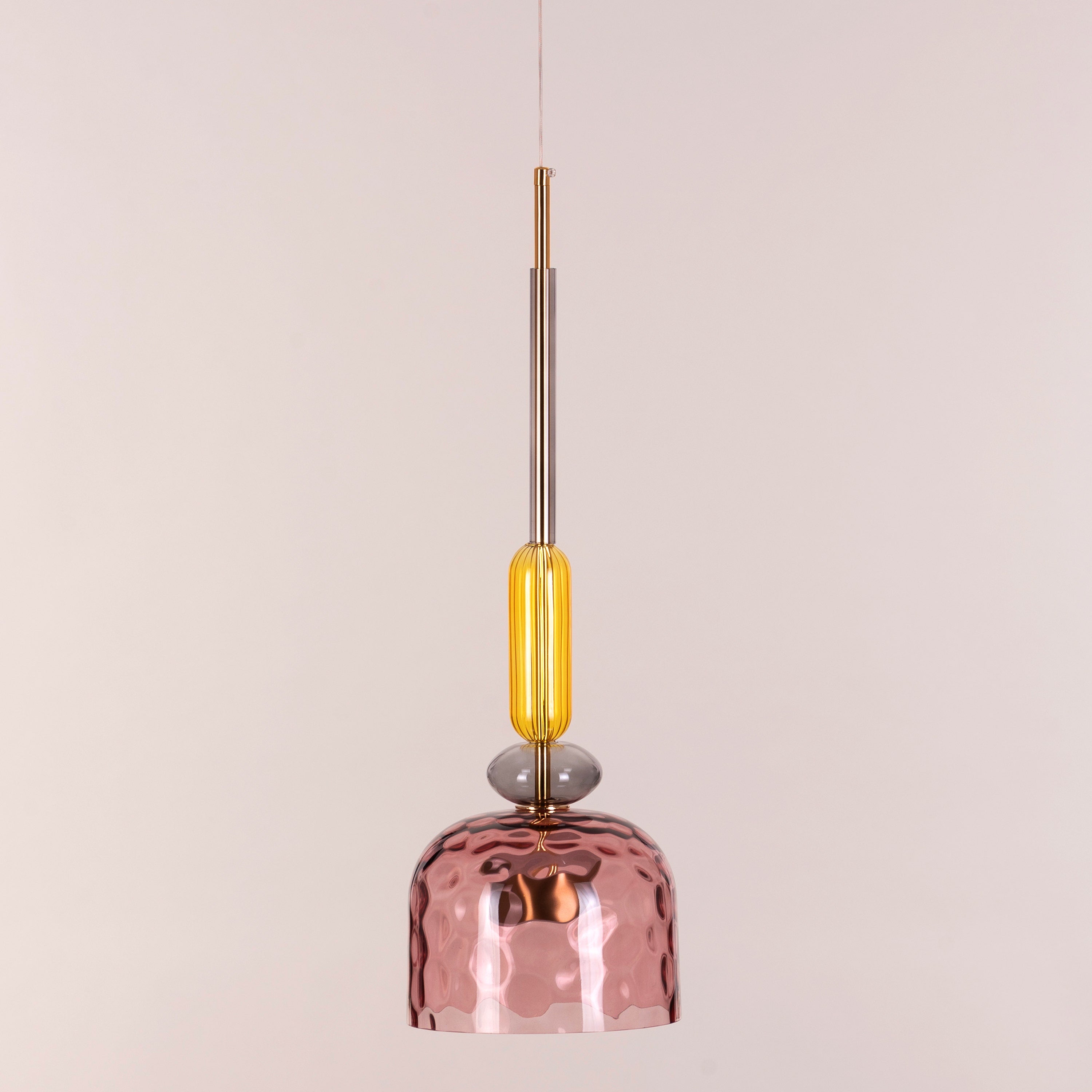 Sweet Treats (Pink, Built-In LED) Glass Pendant Light