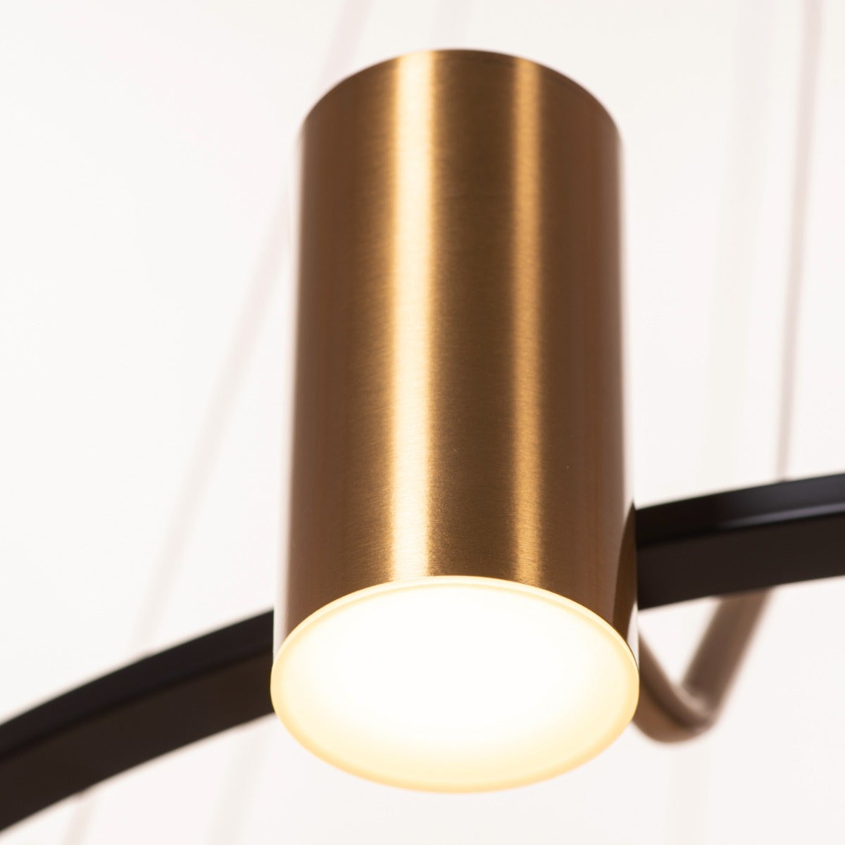 Alive On Grid Power (Large, Gold, Dimmable LED with Remote Control) Chandelier