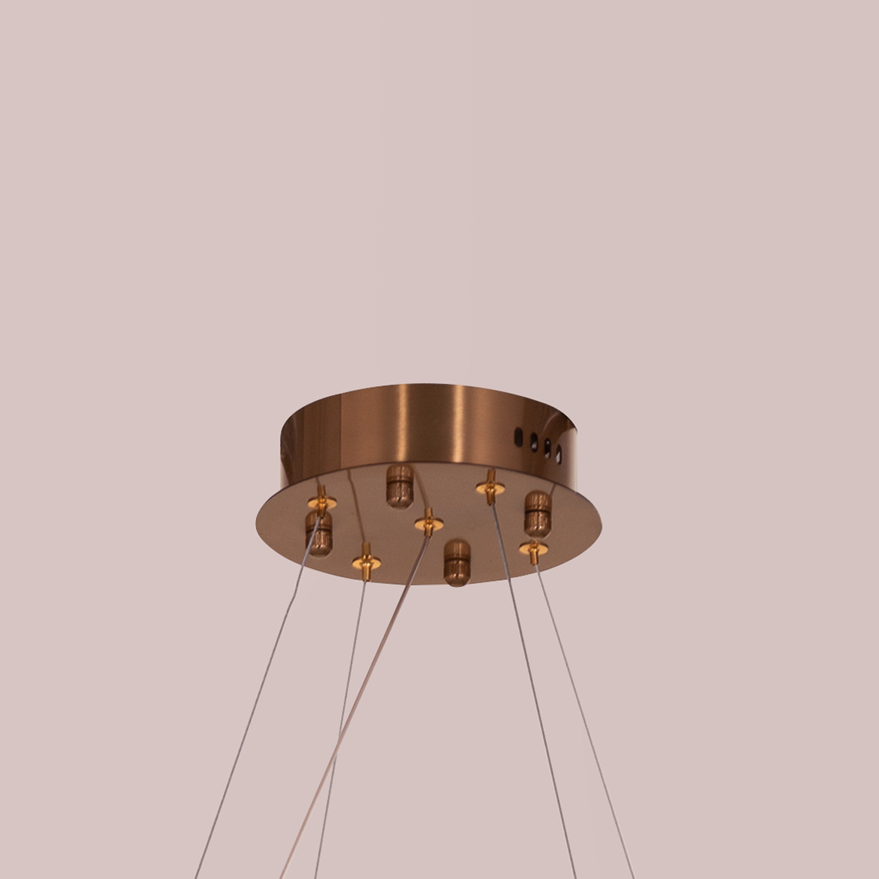 Love In Lisbon (Large, Gold, Dimmable LED with Remote Control) Crystal Chandelier