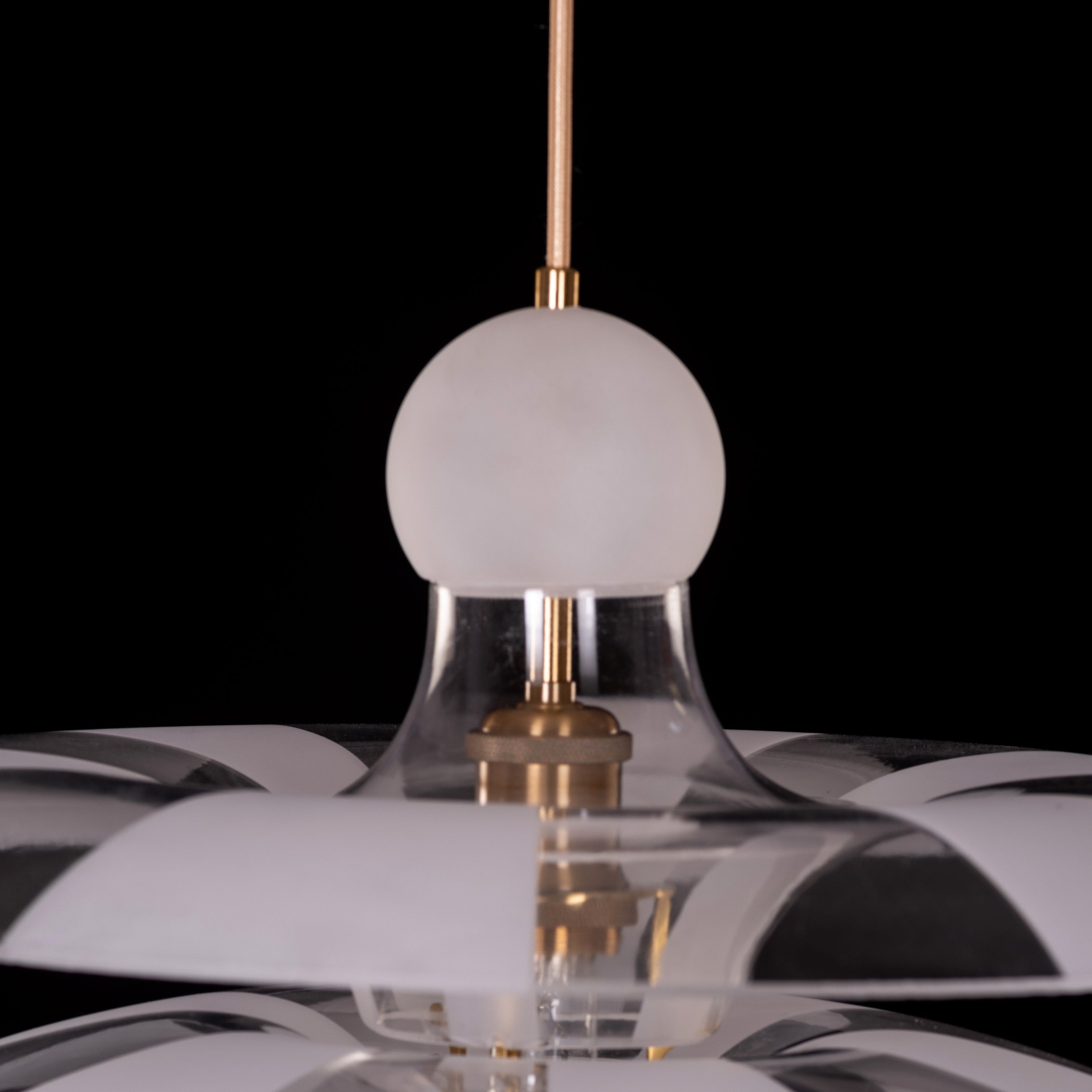 Find Your Truth (Gold, Frosted) Pendant Light