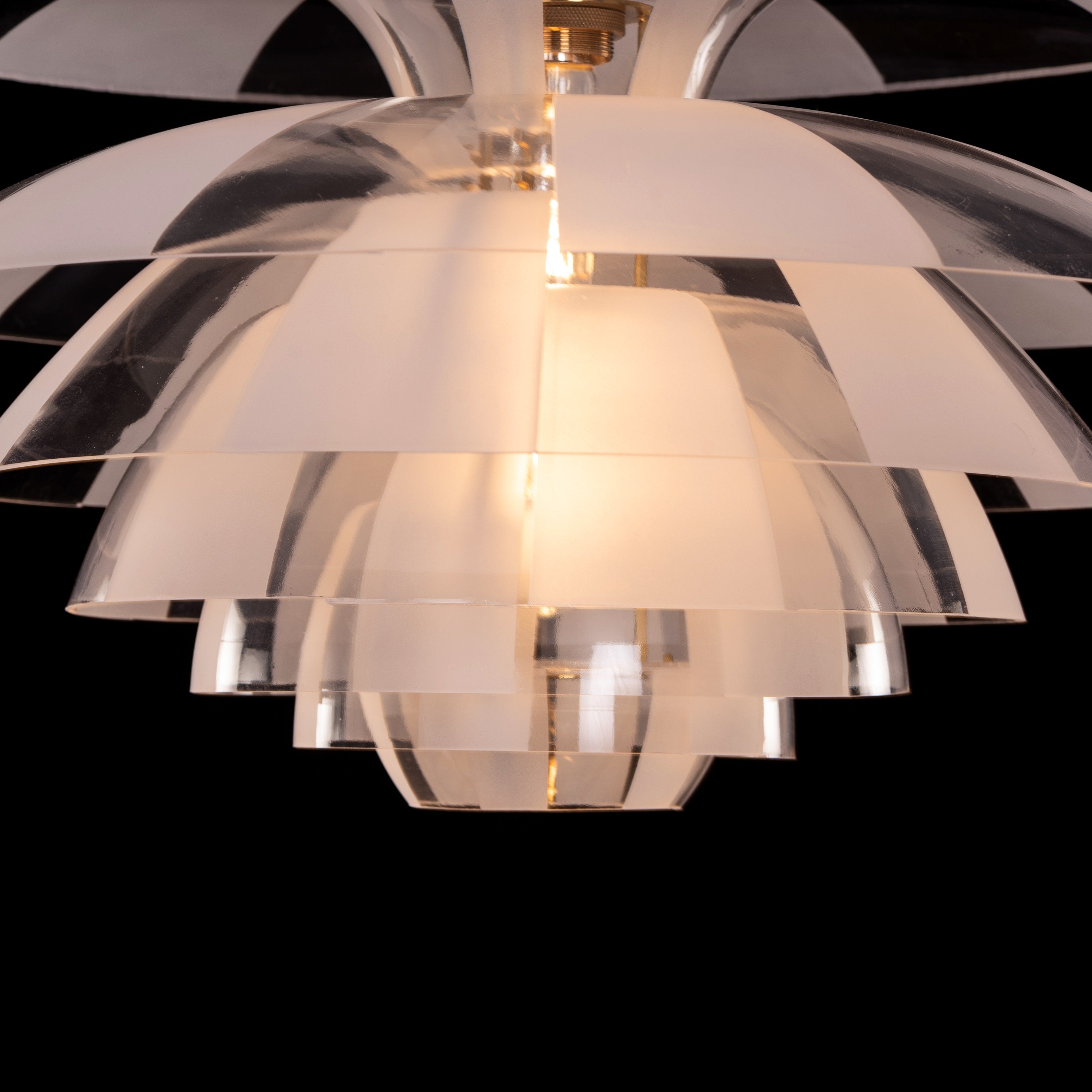 Find Your Truth (Gold, Frosted) Pendant Light