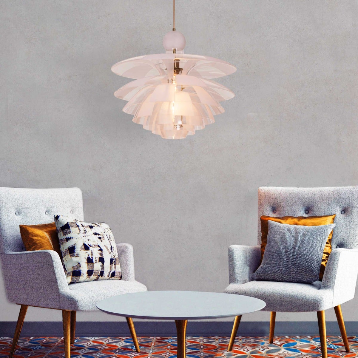 Find Your Truth (Gold, Frosted) Pendant Light