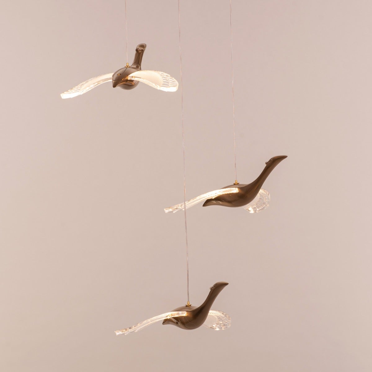 Before I wake (Small, Gold, Dimmable LED with Remote Control) Chandelier