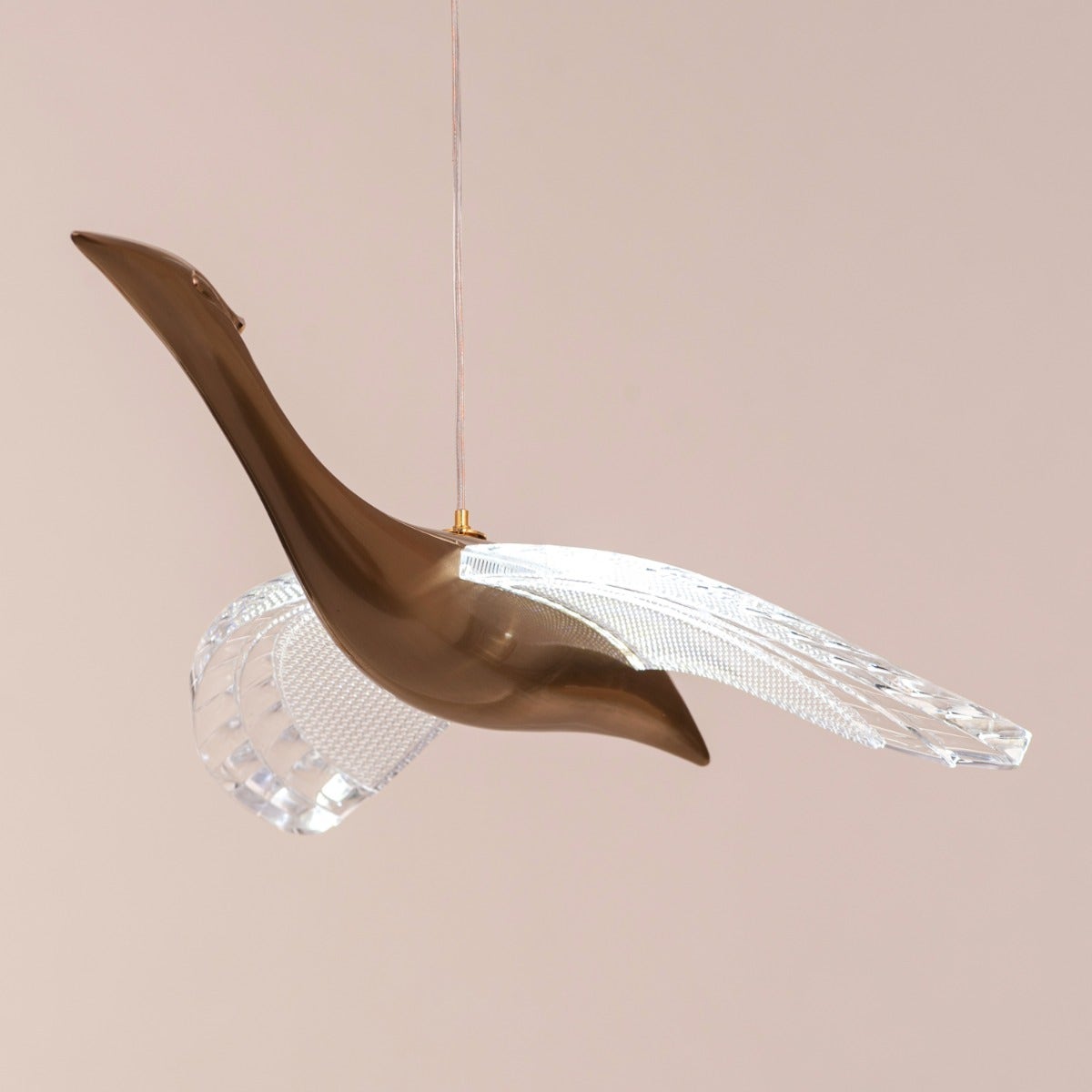 Before I wake (Small, Gold, Dimmable LED with Remote Control) Chandelier