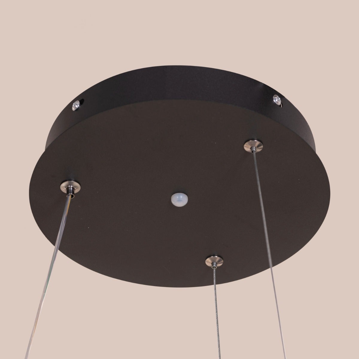 Sleepover (Small, Black, Dimmable LED with Remote Control) Chandelier