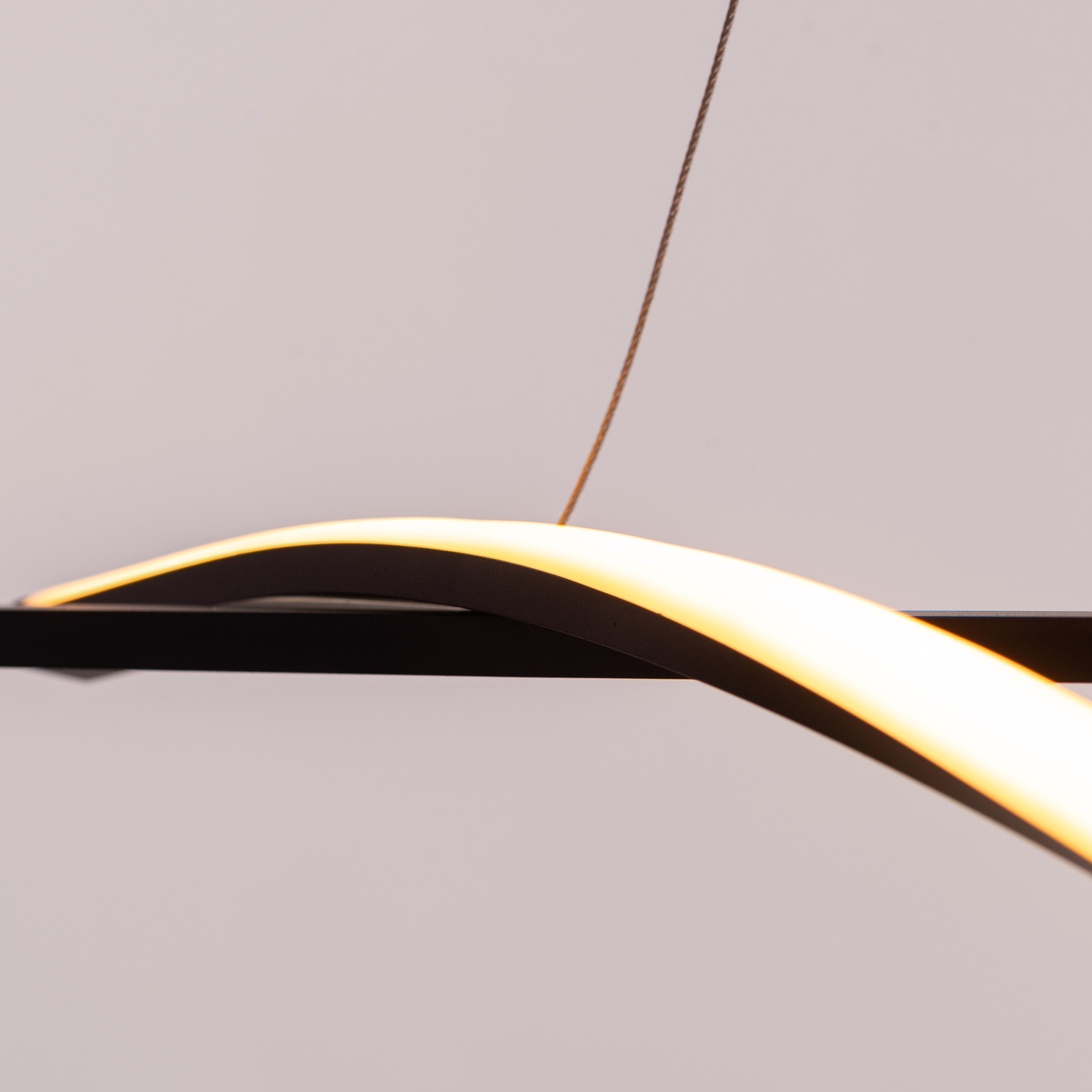 Cheat Sheet (Large, Black, Dimmable LED with Remote Control) Chandelier