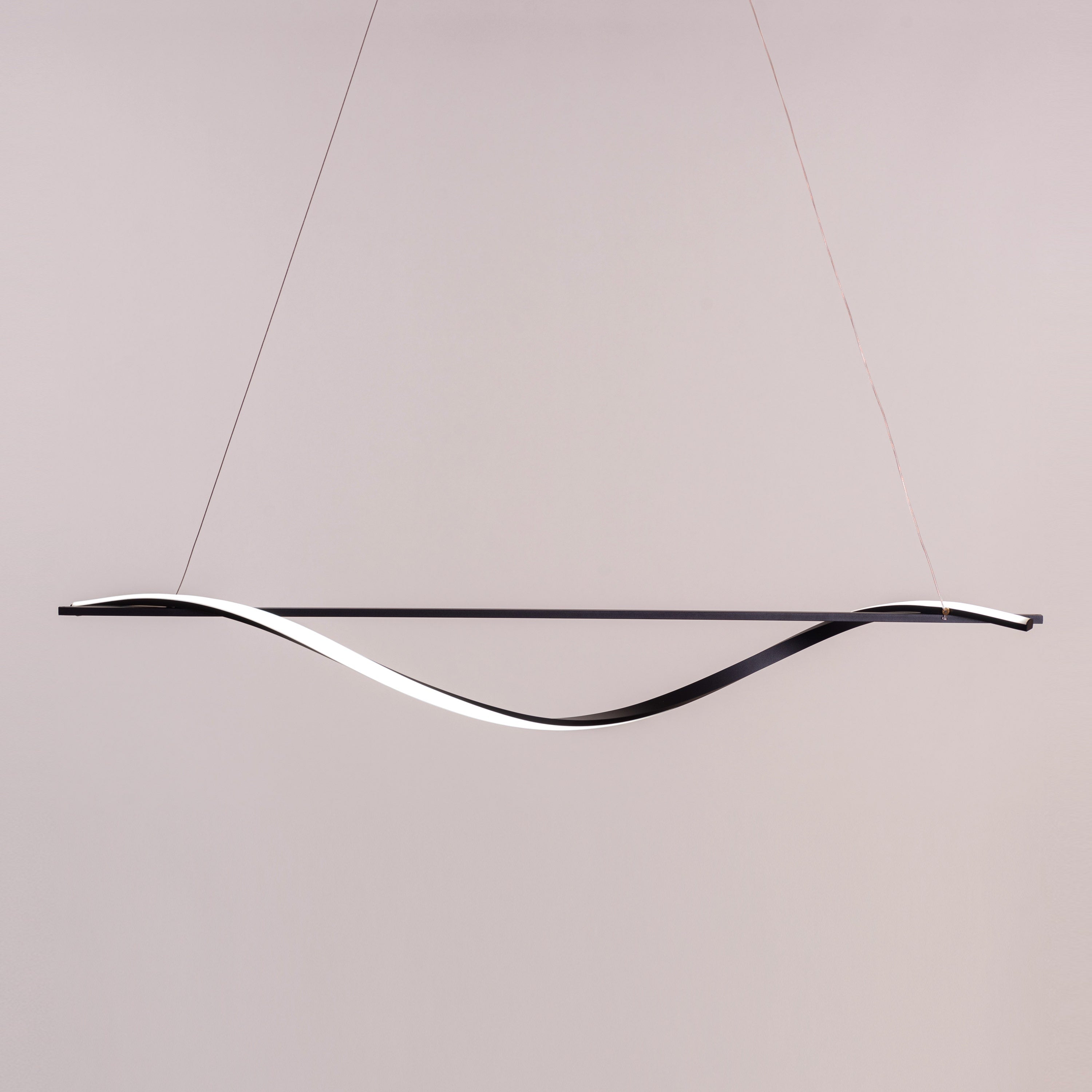 Cheat Sheet (Large, Black, Dimmable LED with Remote Control) Chandelier