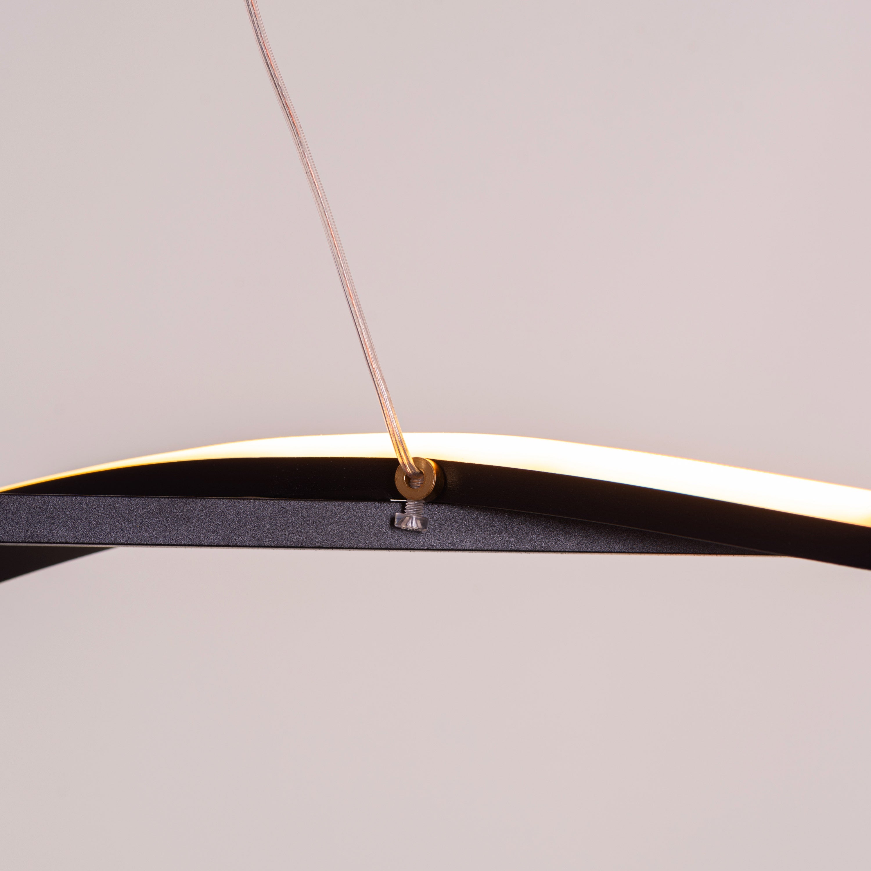 Cheat Sheet (Large, Black, Dimmable LED with Remote Control) Chandelier