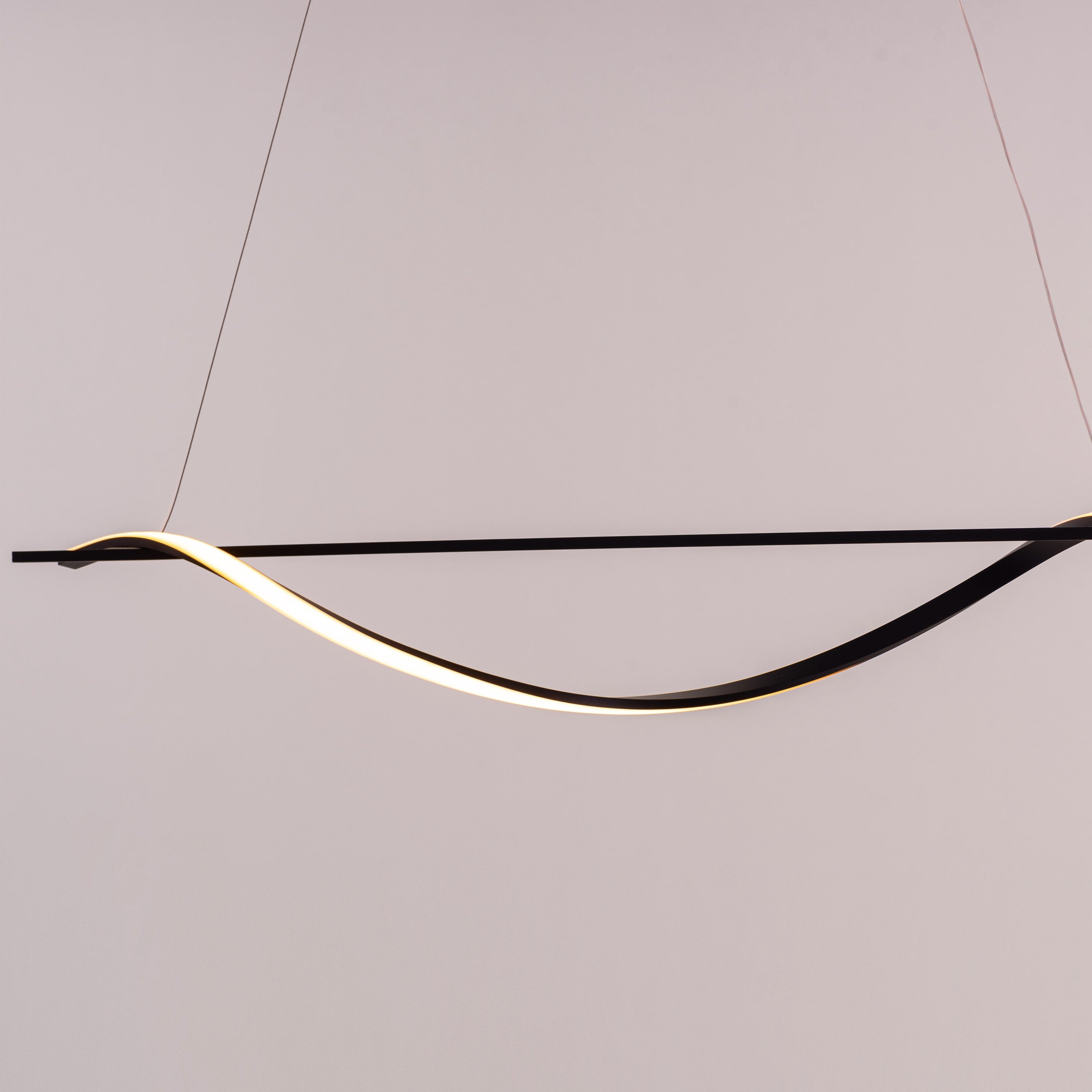 Cheat Sheet (Large, Black, Dimmable LED with Remote Control) Chandelier