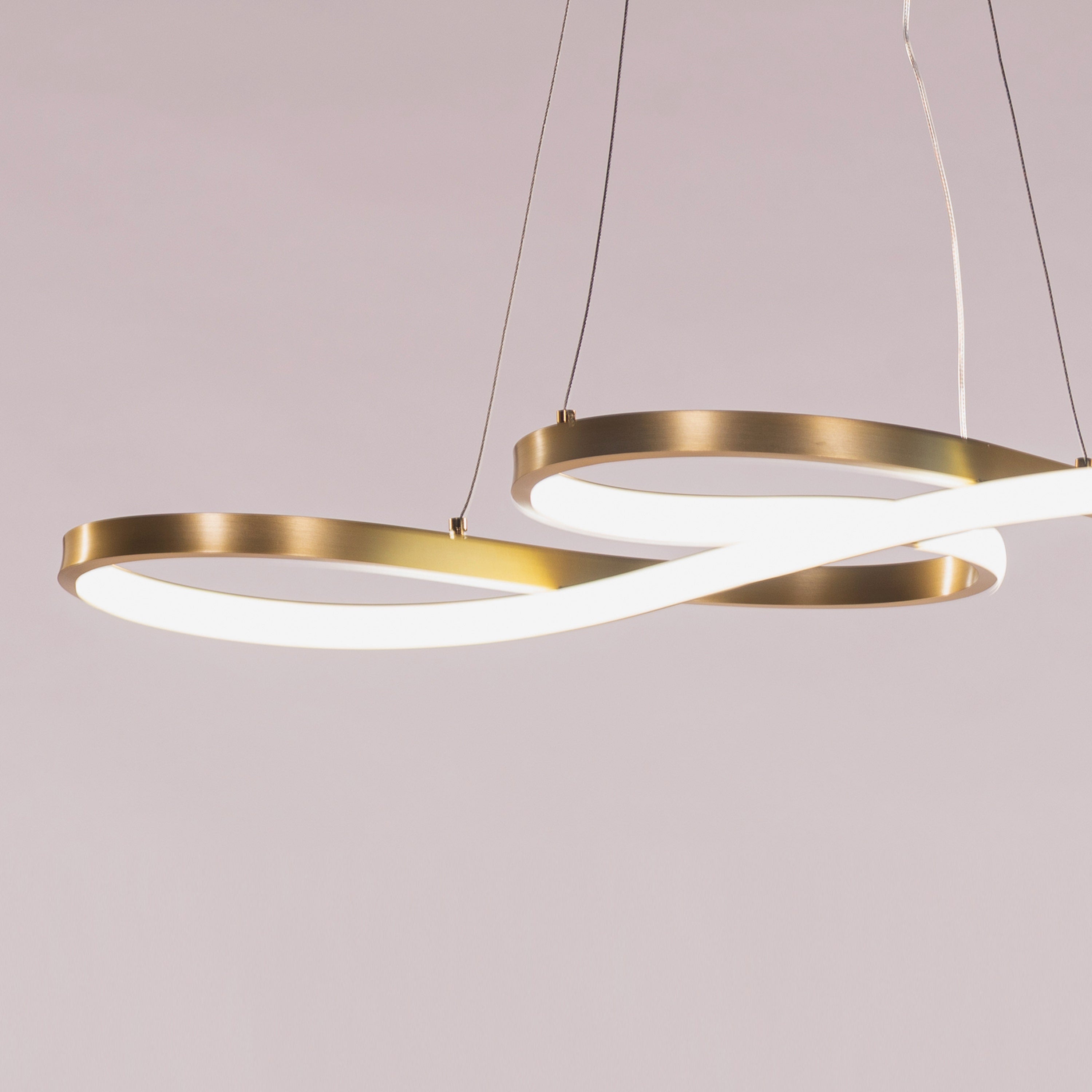 Dive Right In (Medium, Gold, Dimmable LED with Remote Control) Chandelier