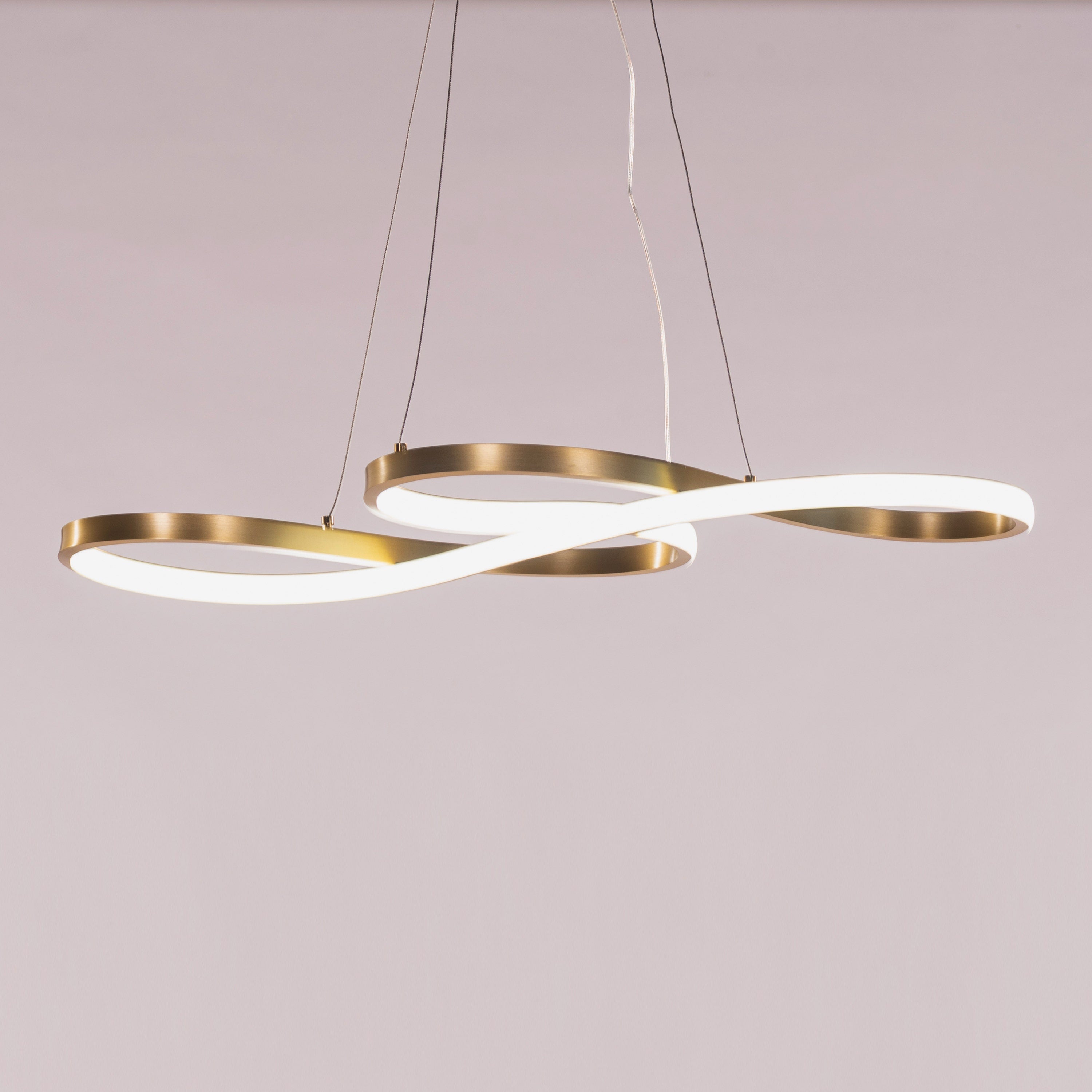 Dive Right In (Medium, Gold, Dimmable LED with Remote Control) Chandelier
