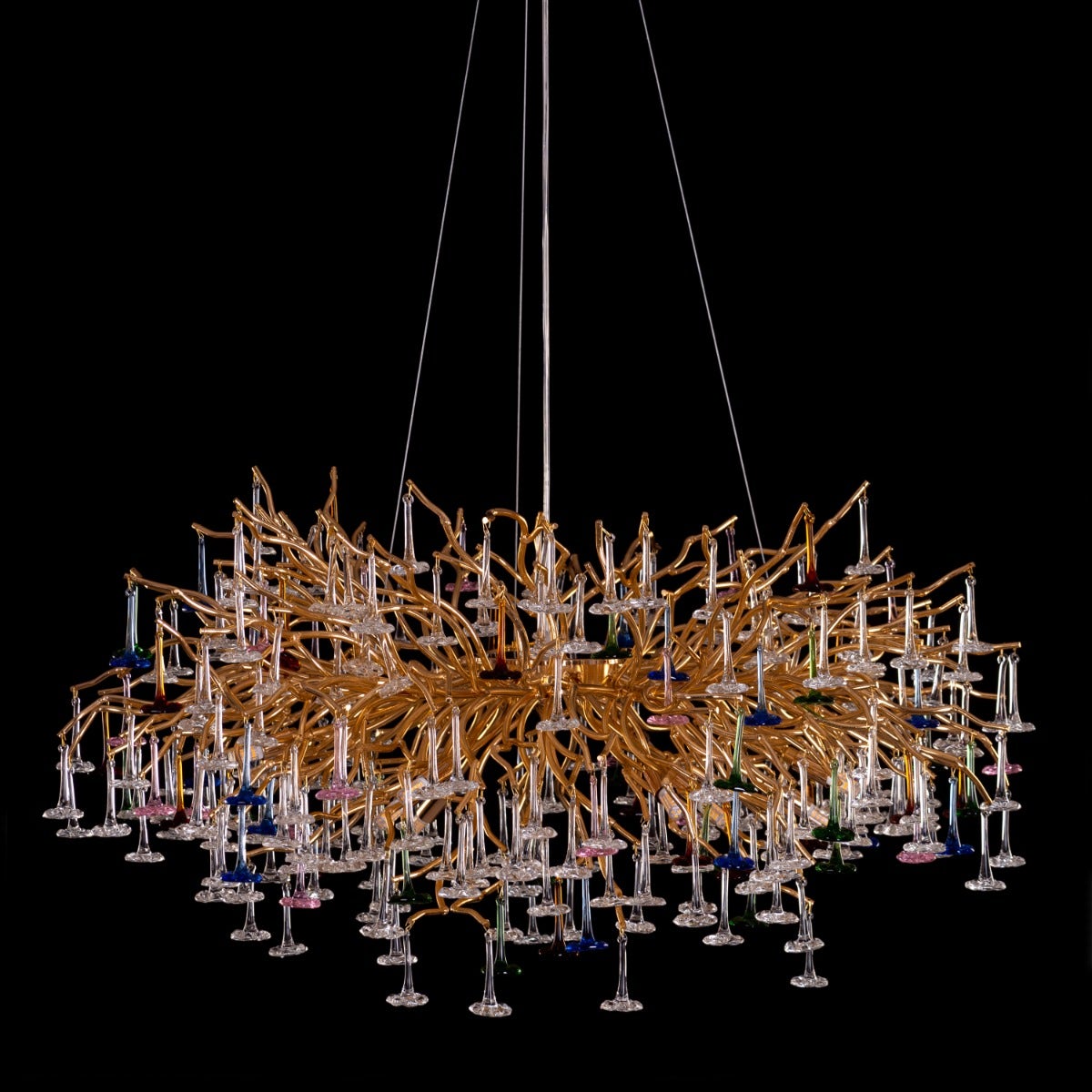 You Said Eternity (Medium, Gold) Crystal Chandelier