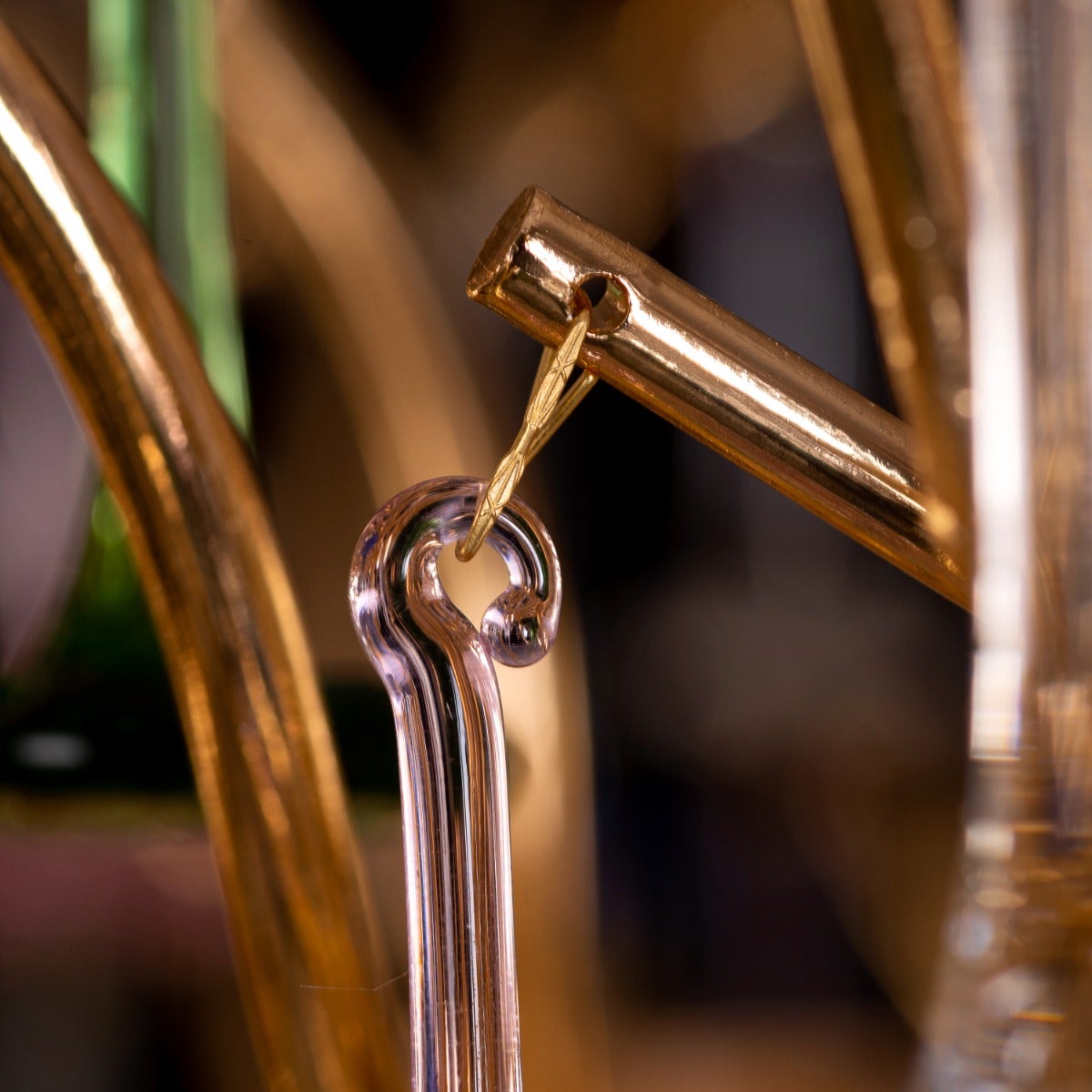 You Said Eternity (Medium, Gold) Crystal Chandelier