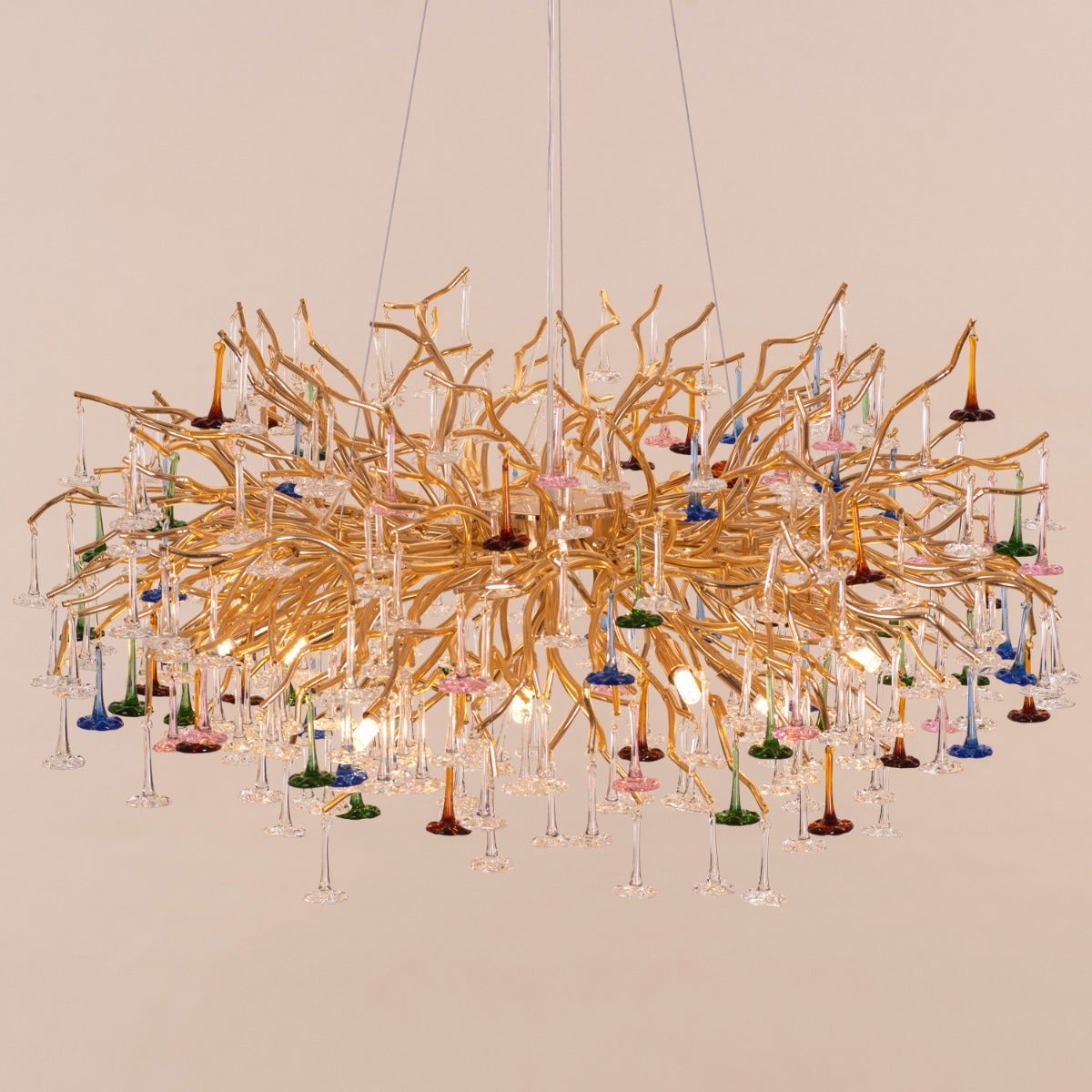 You Said Eternity (Medium, Gold) Crystal Chandelier