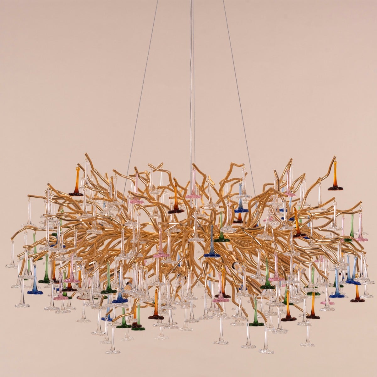 You Said Eternity (Medium, Gold) Crystal Chandelier