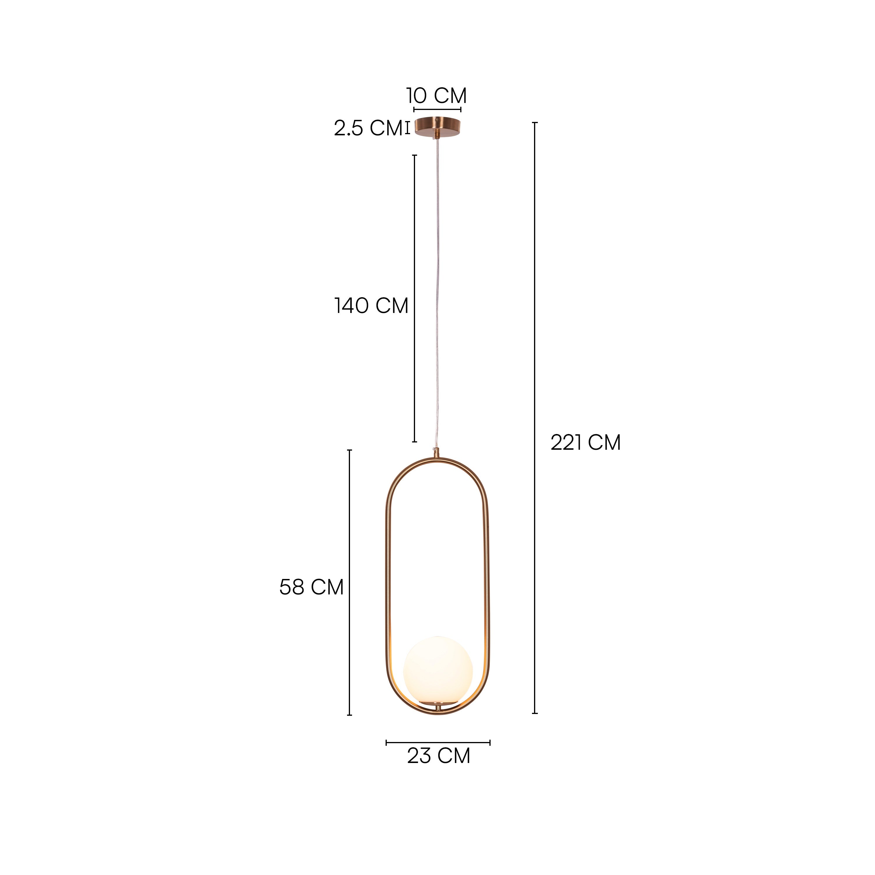 Showtime (Small, Gold) Pendant Light