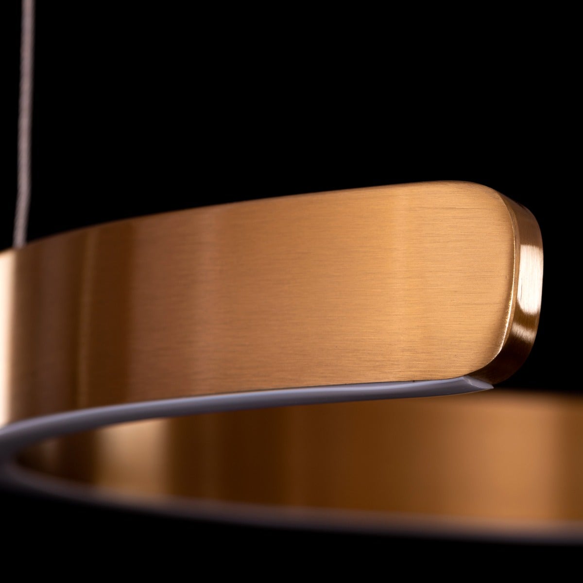 Passing Through (Small, Gold, Dimmable LED with Remote Control) Chandelier