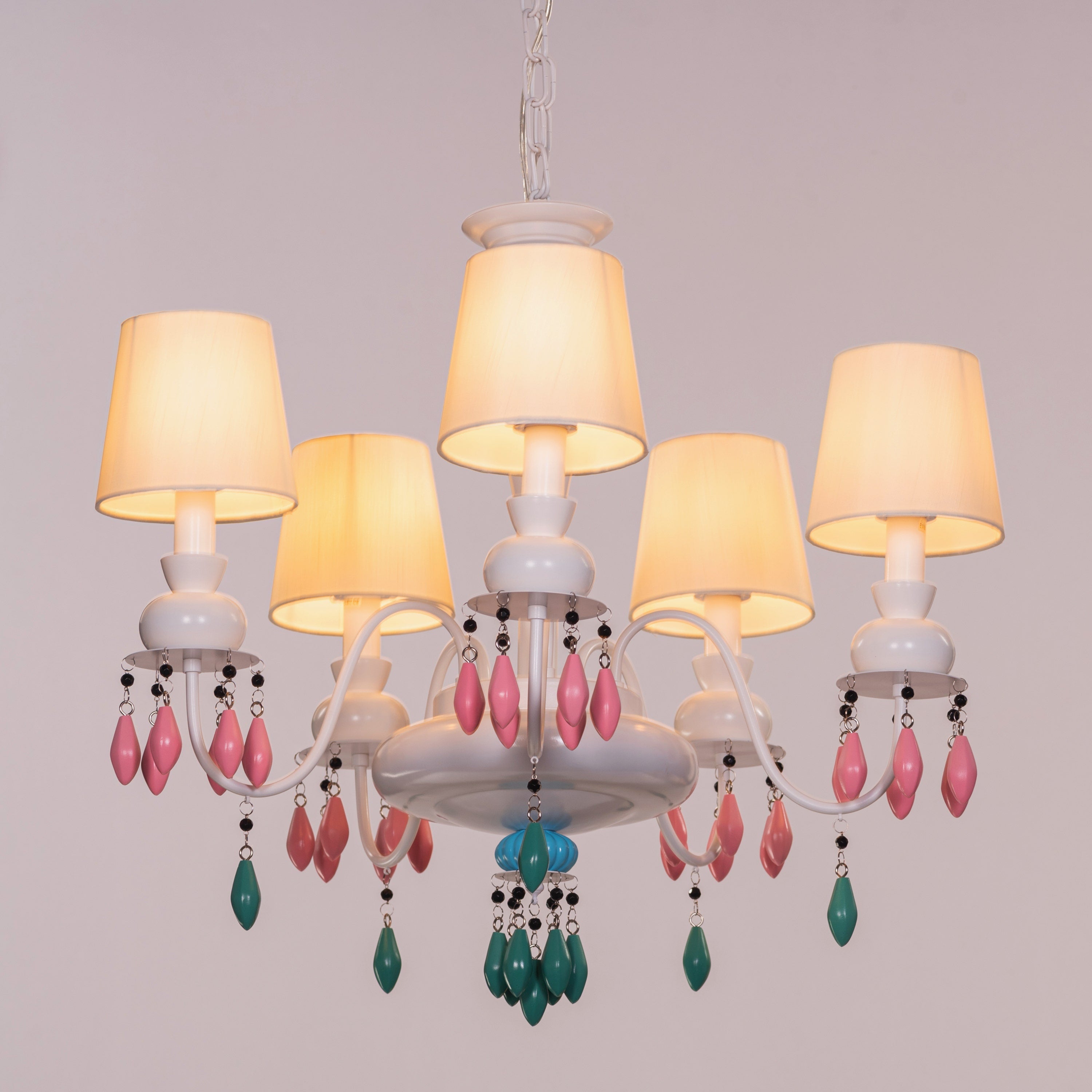 Faraway Tree (Medium, White) Ceramic Chandelier