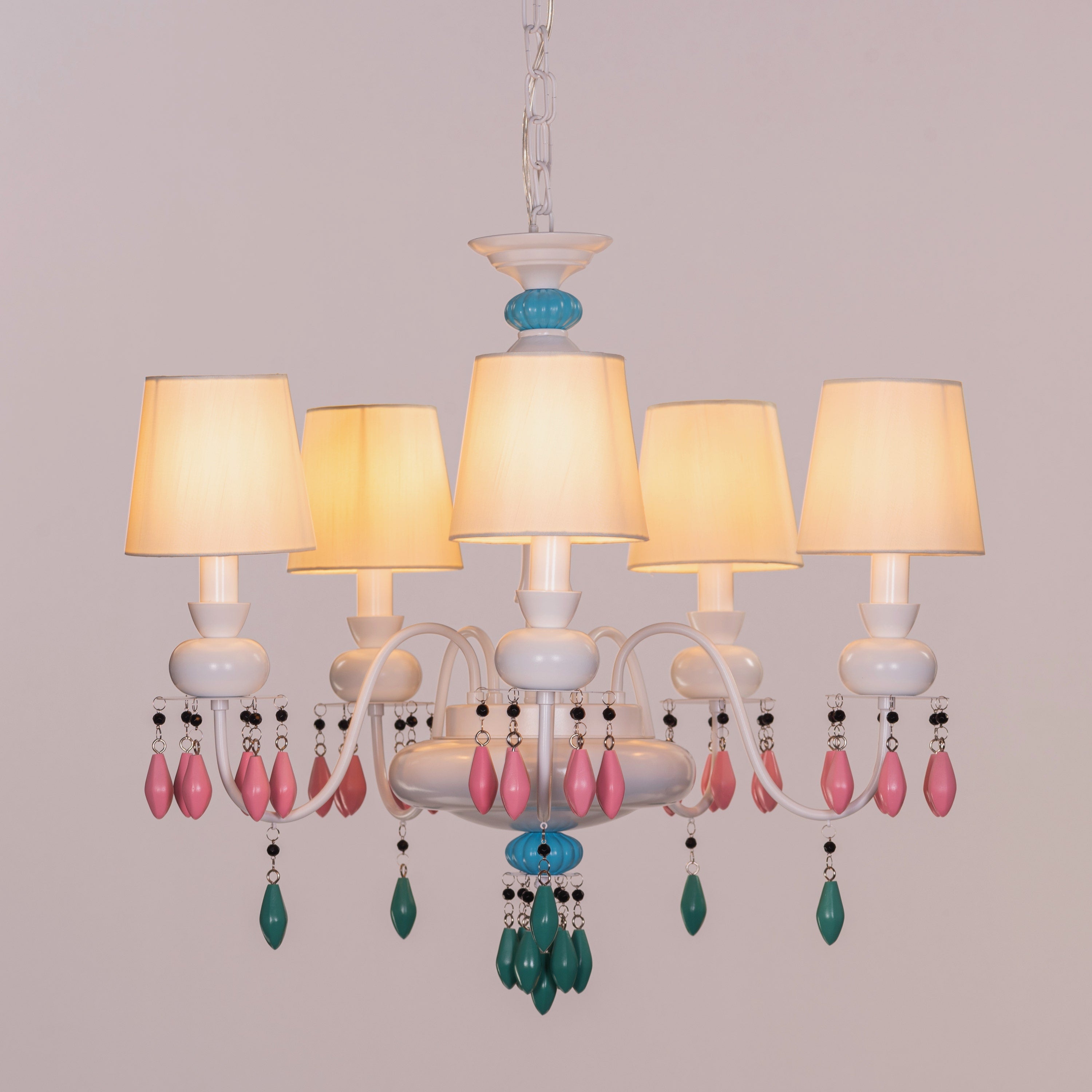 Faraway Tree (Medium, White) Ceramic Chandelier