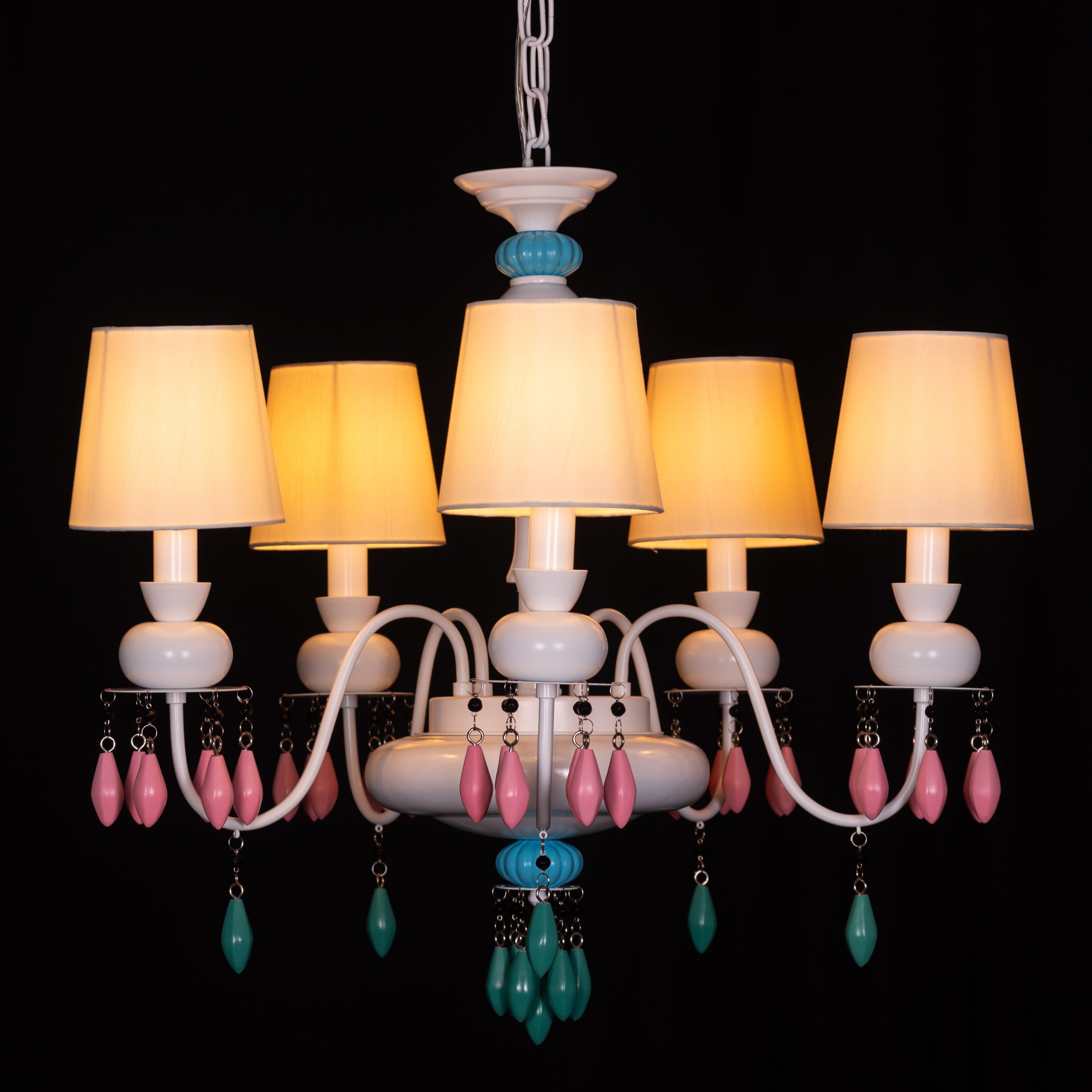 Faraway Tree (Medium, White) Ceramic Chandelier