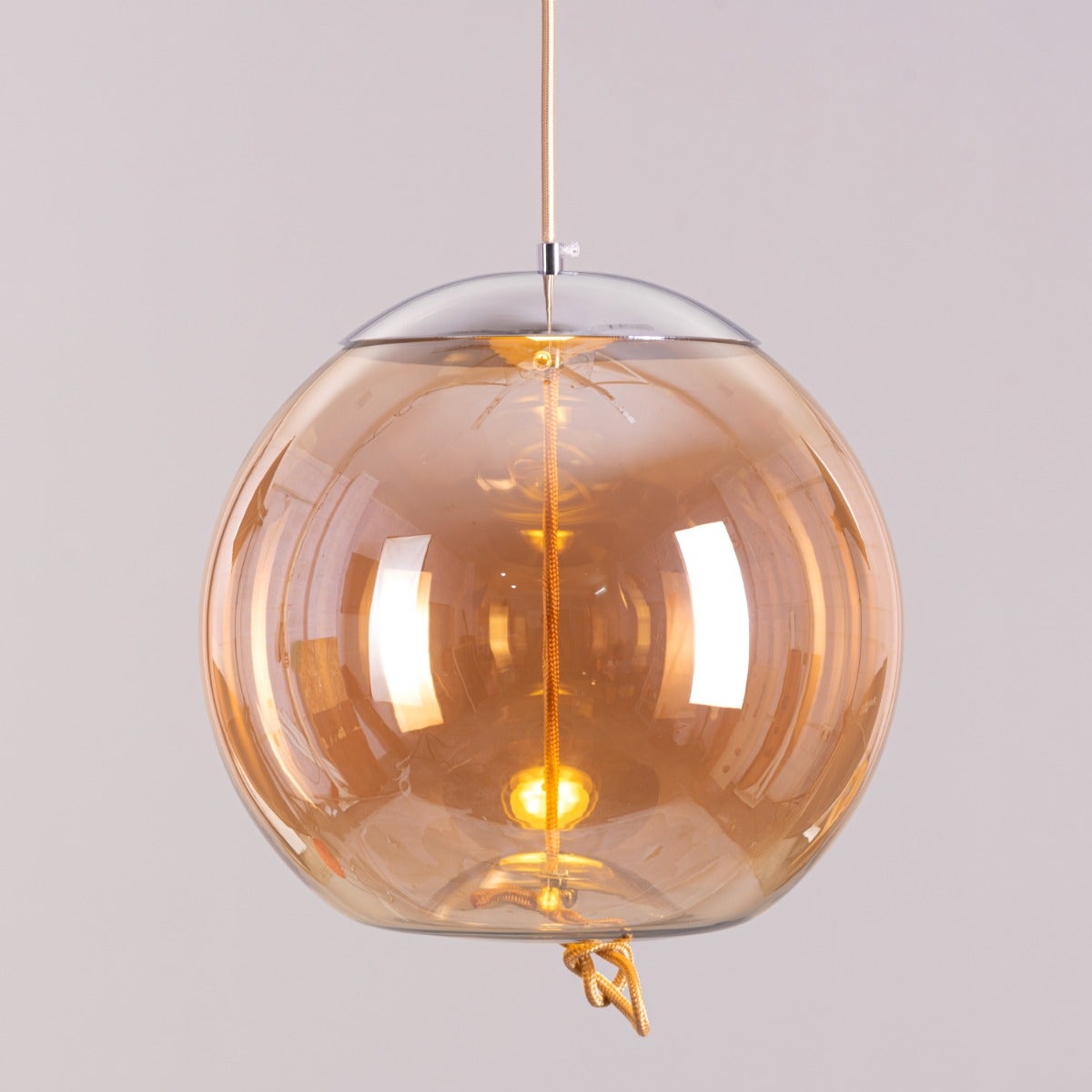 Motivation (Amber, Built-In LED) Glass Pendant Light
