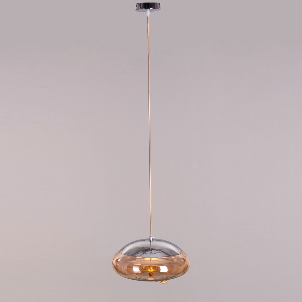 Change To Grow (Amber, Built-In LED) Glass Pendant Light